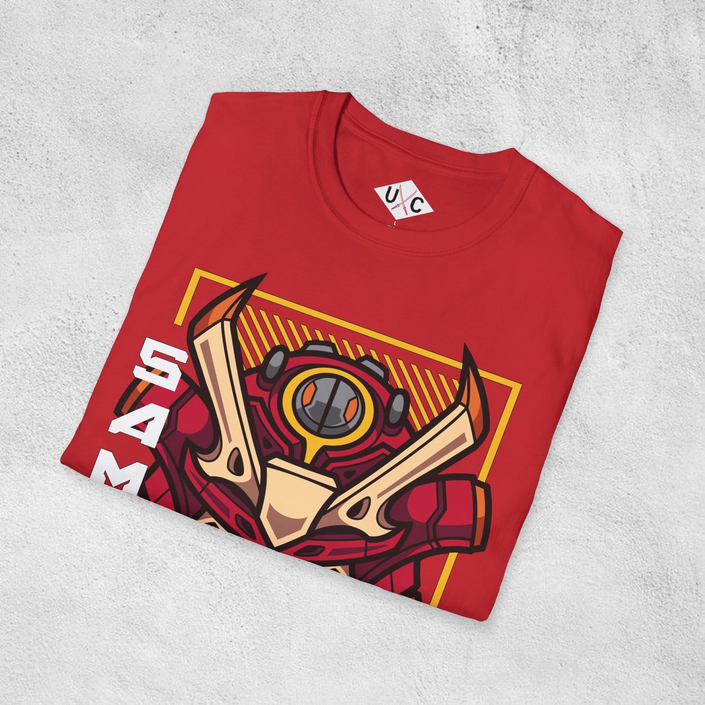 SamBot 001 Mecha Samurai Graphic T-Shirt
