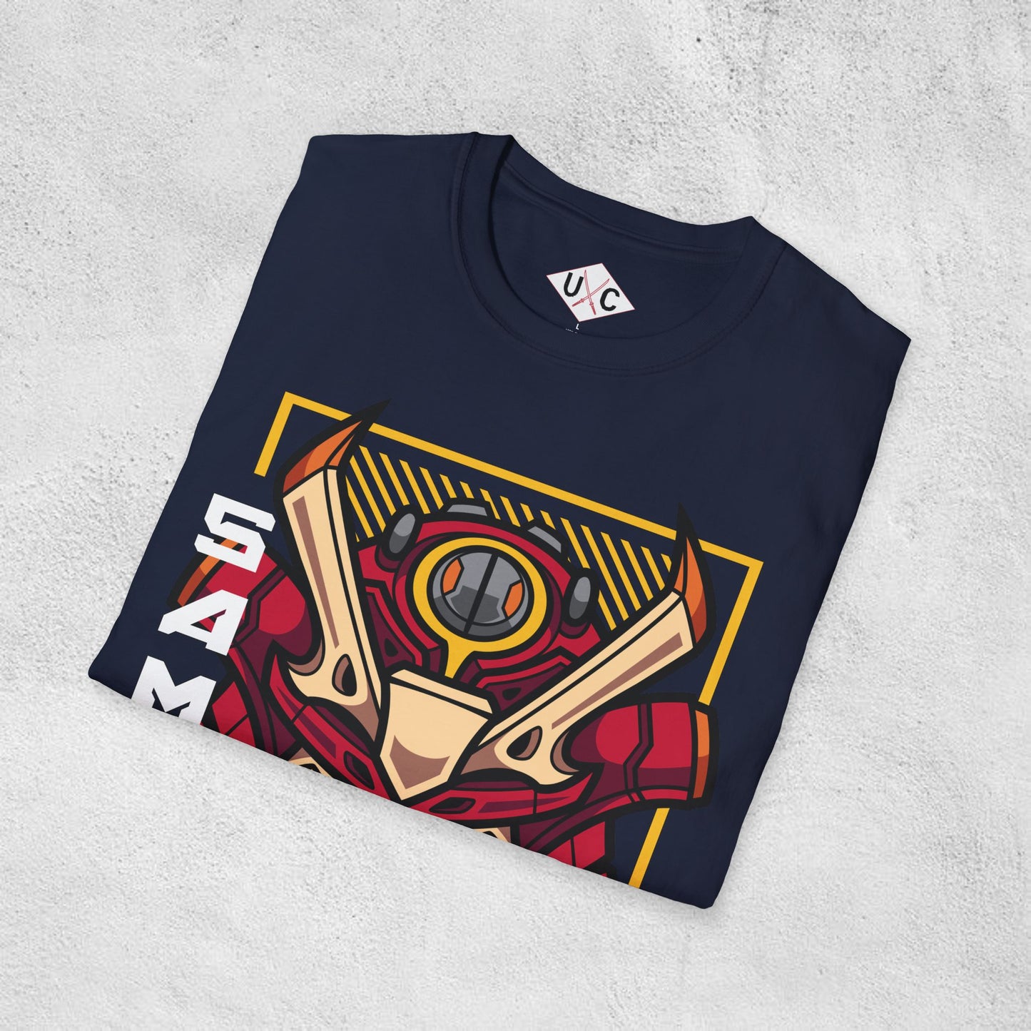 SamBot 001 Mecha Samurai Graphic T-Shirt