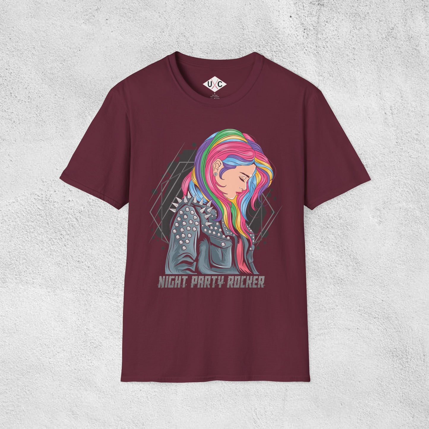 Punk Rock Girl Graphic T-Shirt