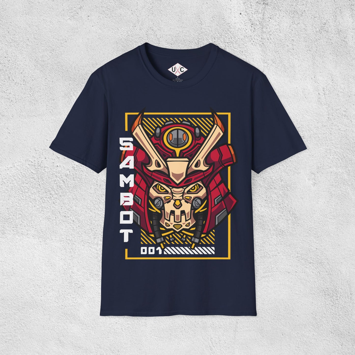 SamBot 001 Mecha Samurai Graphic T-Shirt