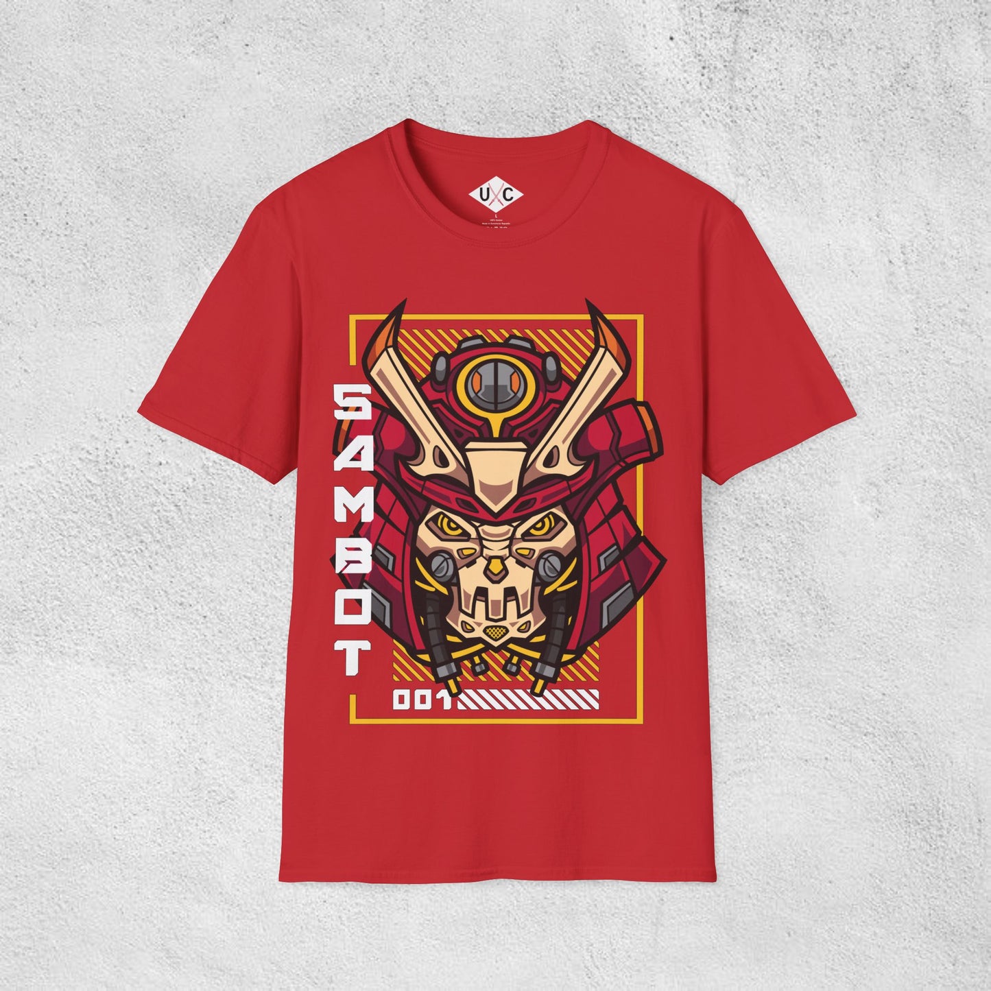 SamBot 001 Mecha Samurai Graphic T-Shirt
