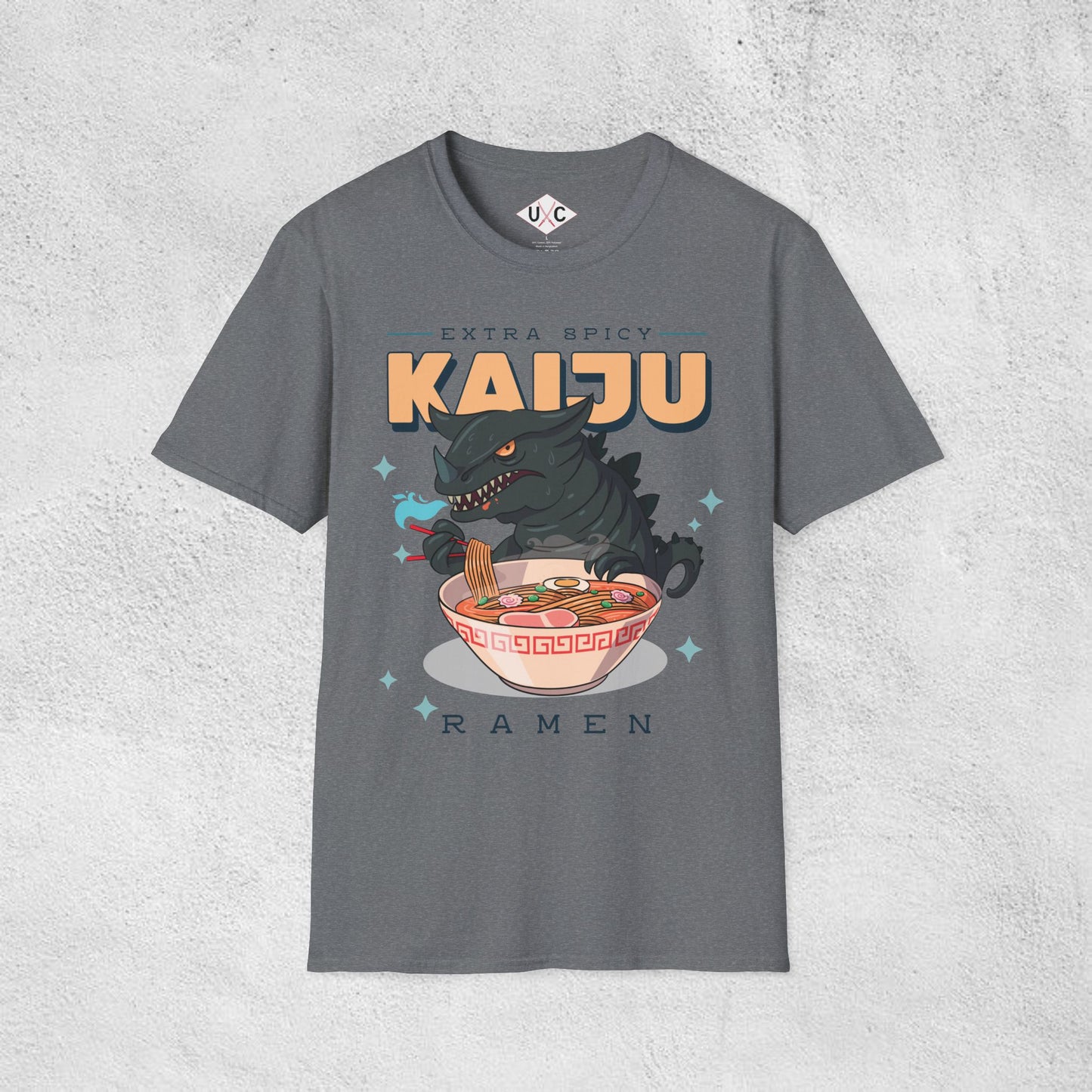 Kaiju Crave: Extra Spicy Ramen Graphic T-Shirt