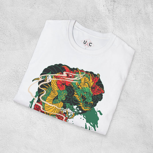 Mythic Dragon Surge Graphic T-Shirt