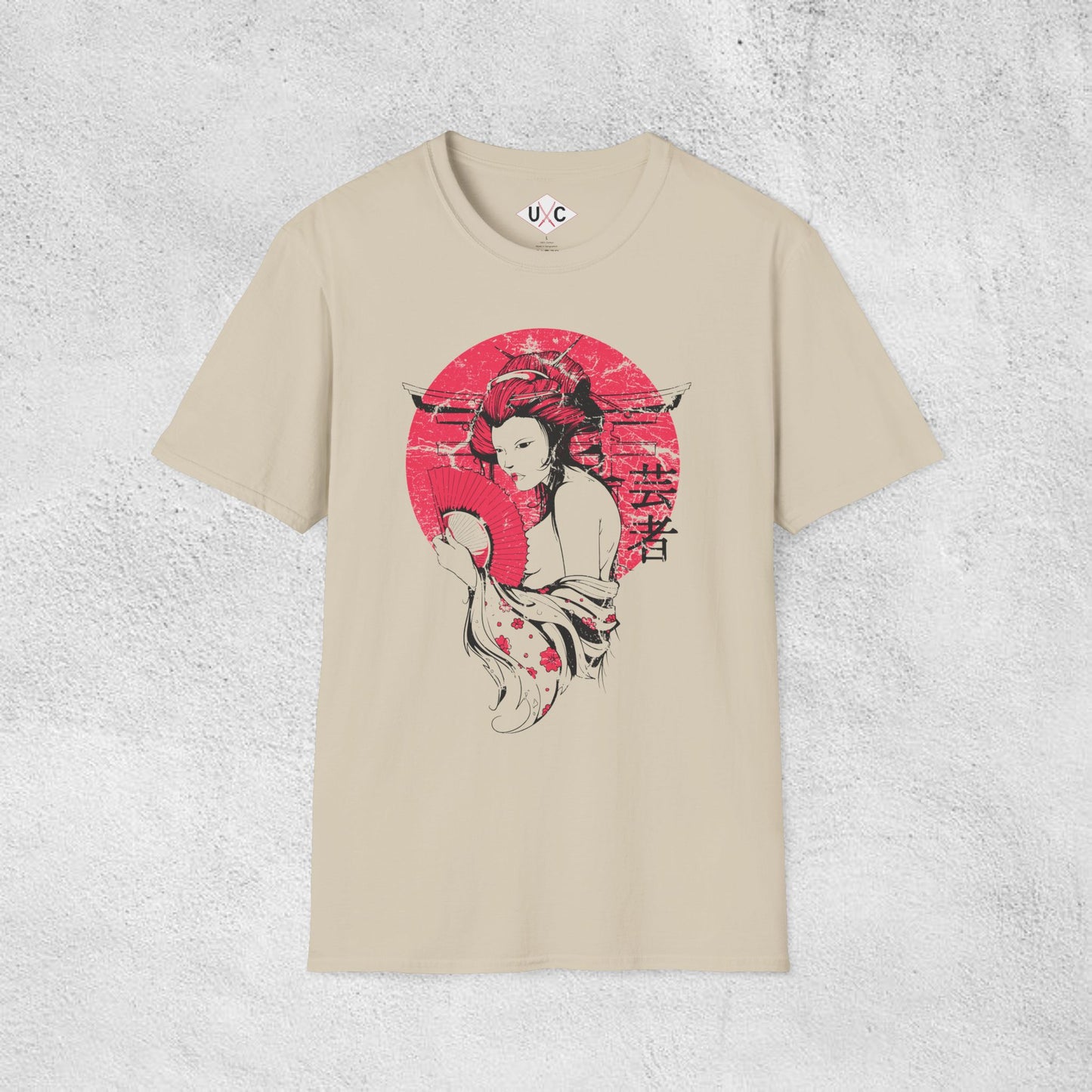 Elegant Geisha Essence Graphic T-Shirt