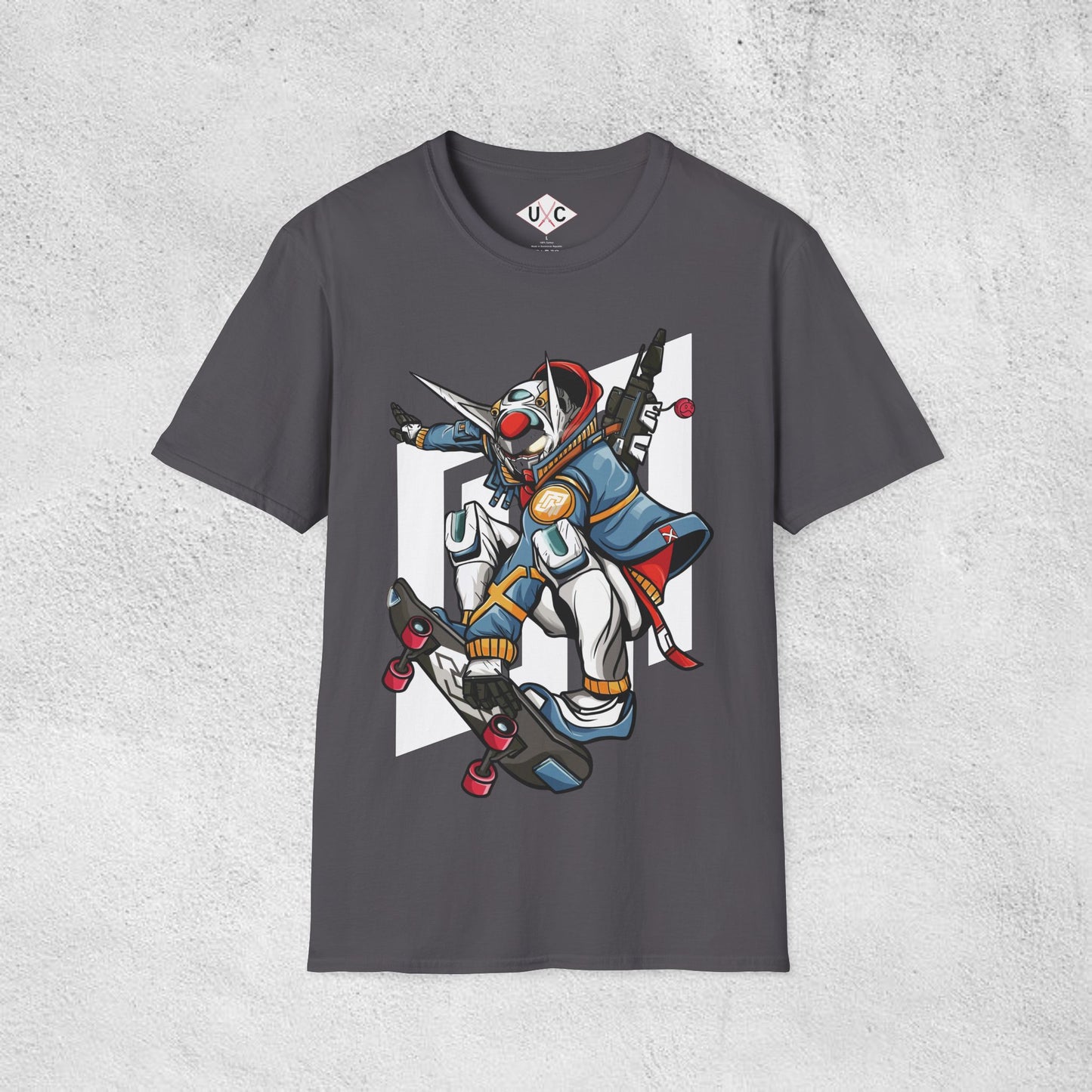 Skater Vanguard Mecha Graphic T-Shirt