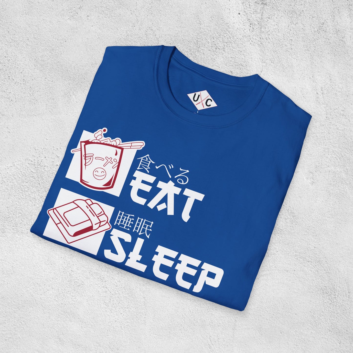 Eat Sleep Anime Repeat Graphic T-shirt