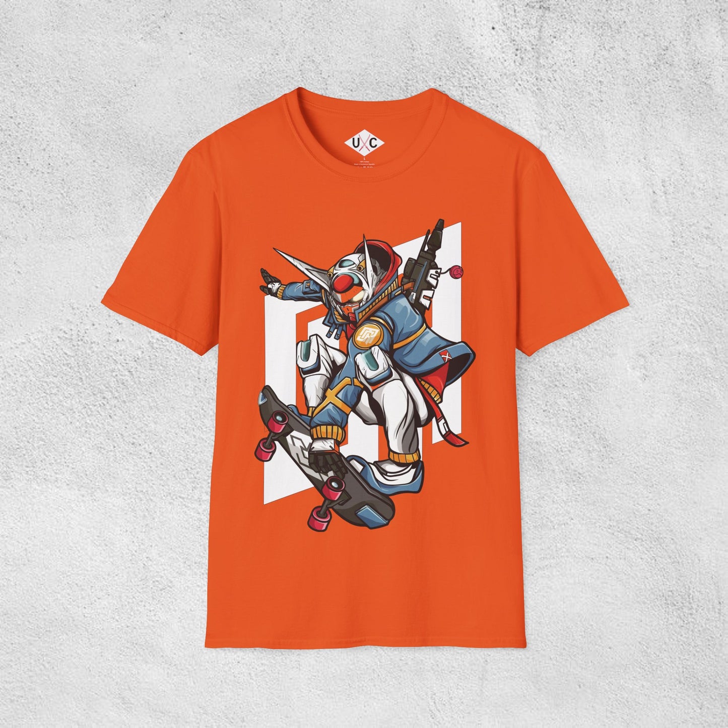 Skater Vanguard Mecha Graphic T-Shirt