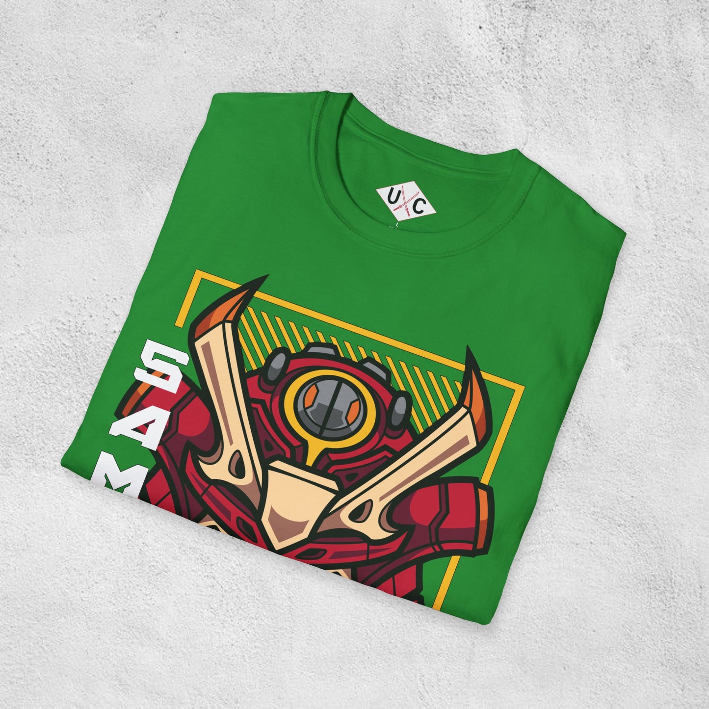 SamBot 001 Mecha Samurai Graphic T-Shirt