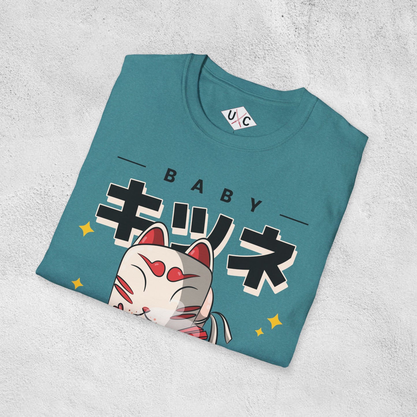 Baby Kitsune Ramen Tee – Cute Spirit Slurps Graphic T-Shirt