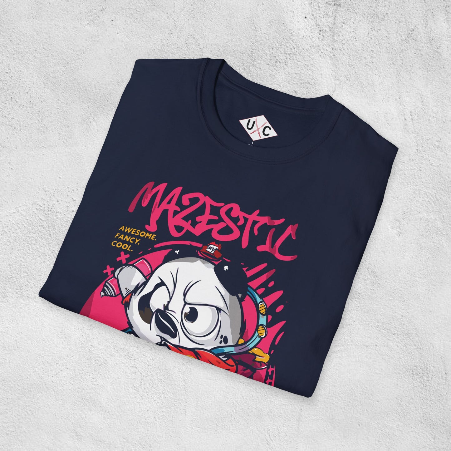 Majestic Panda Warrior Graphic T-Shirt