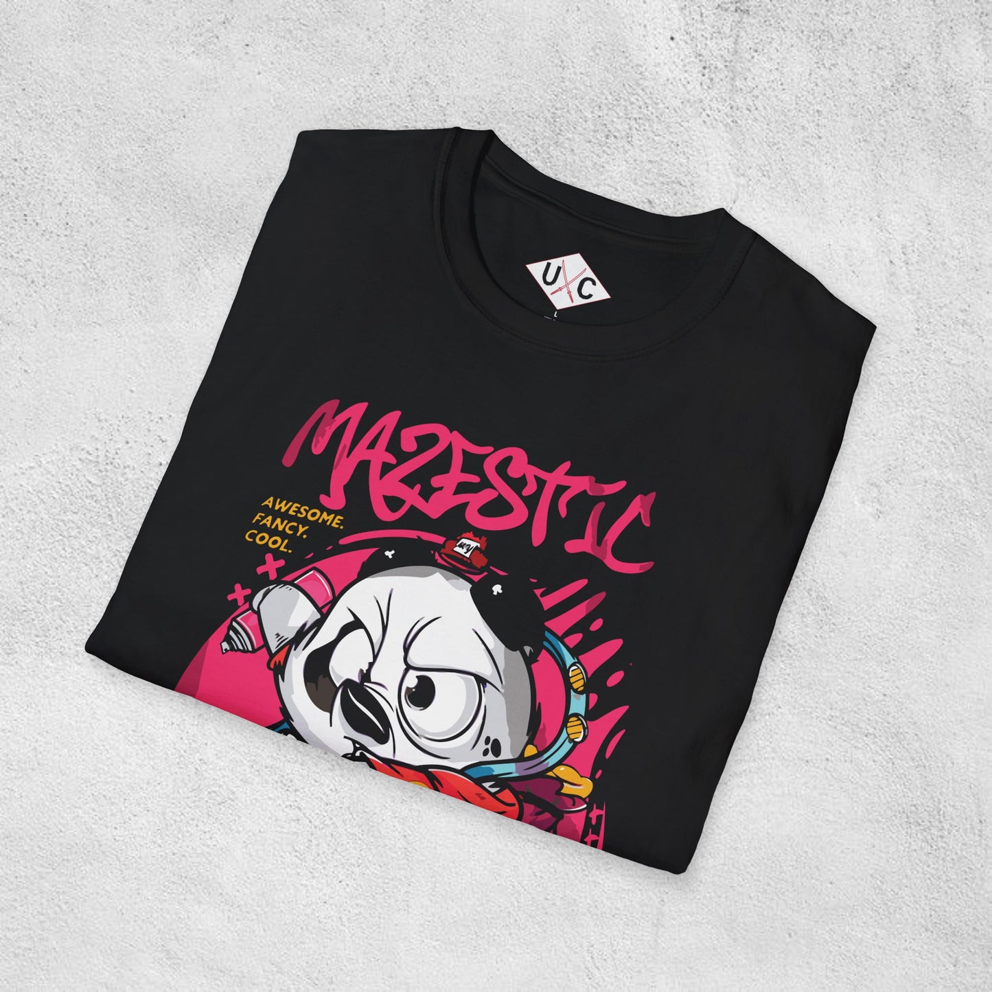 Majestic Panda Warrior Graphic T-Shirt