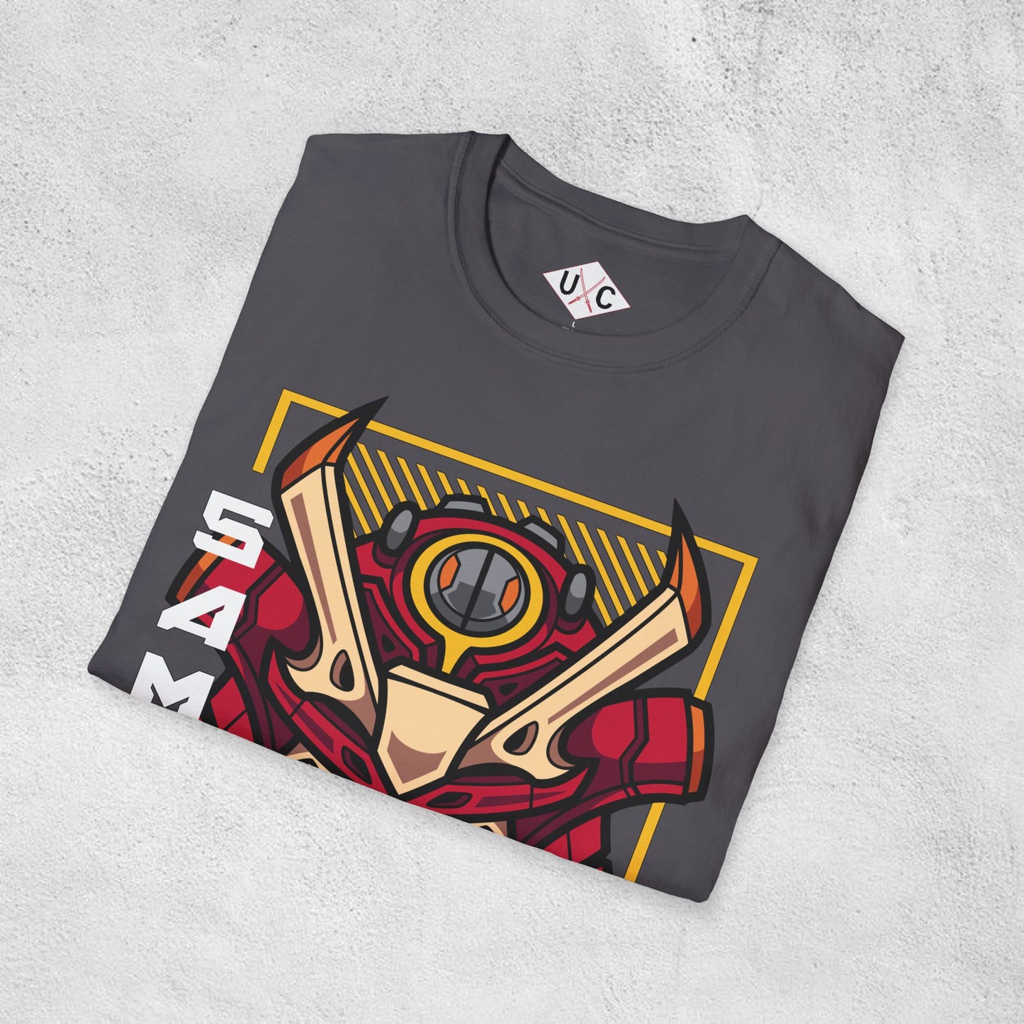 SamBot 001 Mecha Samurai Graphic T-Shirt