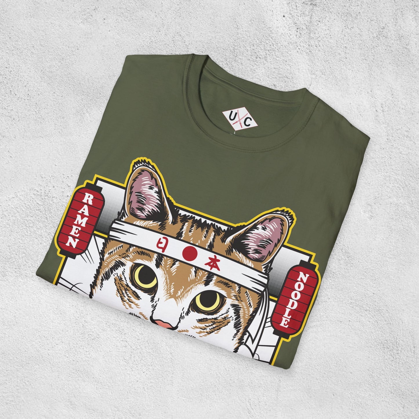 Samurai Ramen Cat T-Shirt