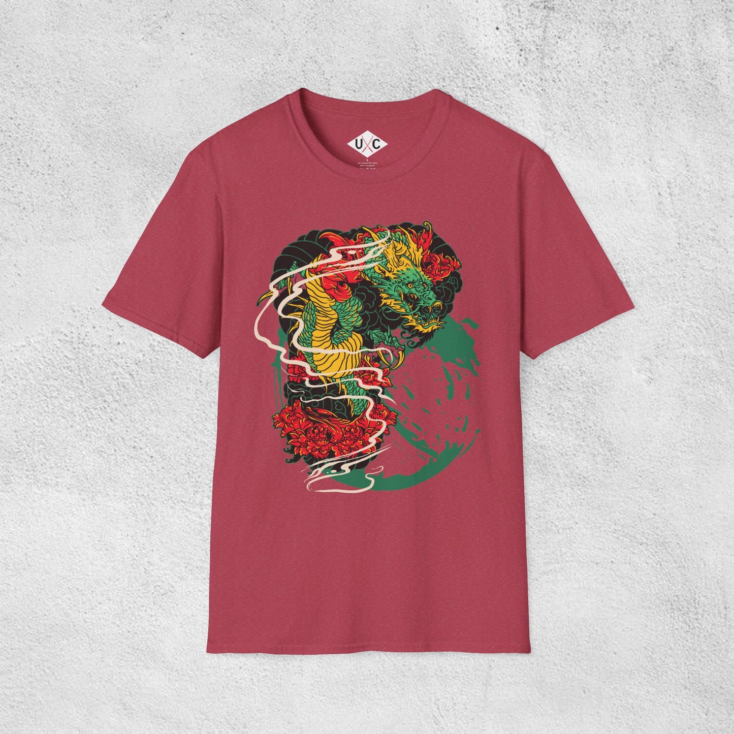 Mythic Dragon Surge Graphic T-Shirt