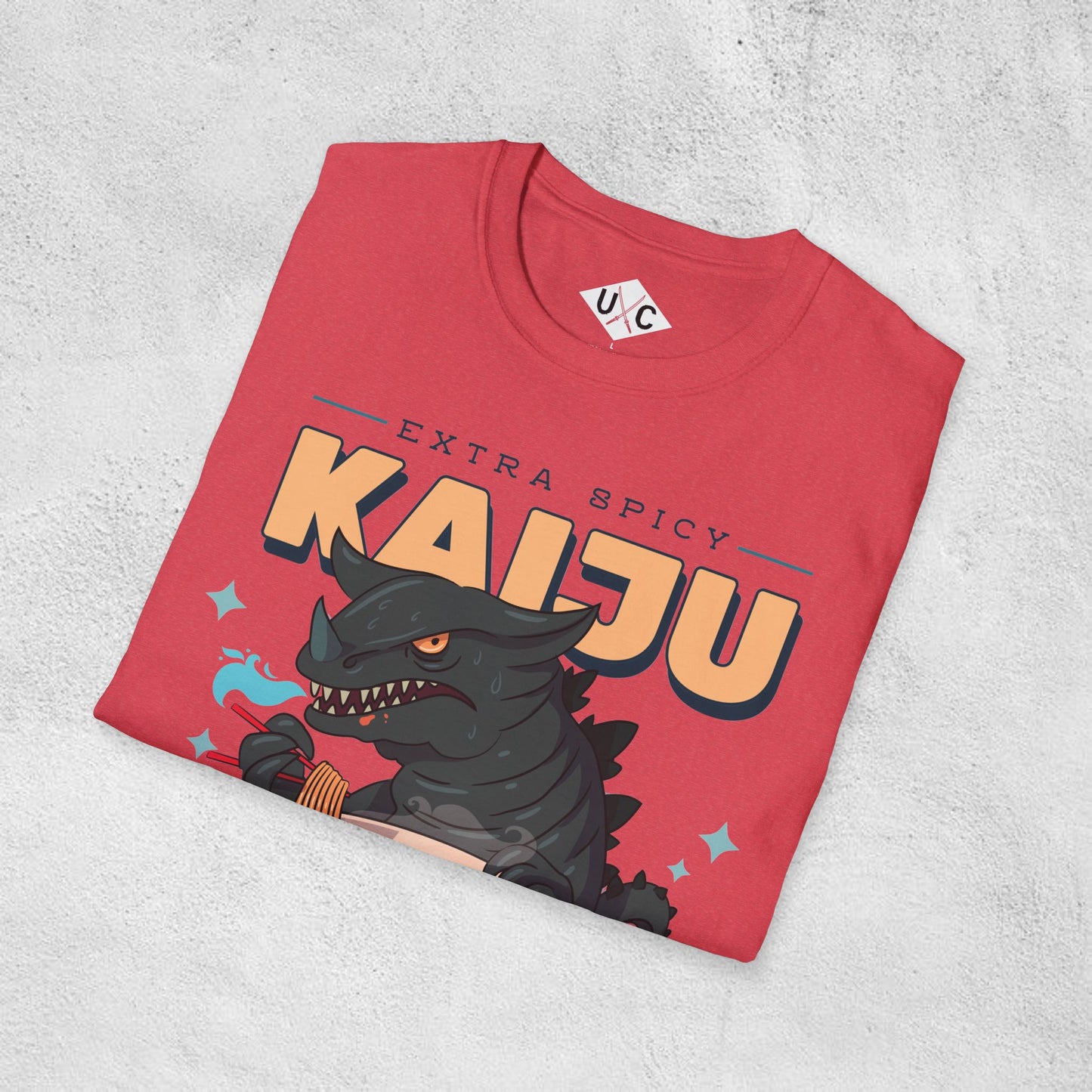 Kaiju Crave: Extra Spicy Ramen Graphic T-Shirt