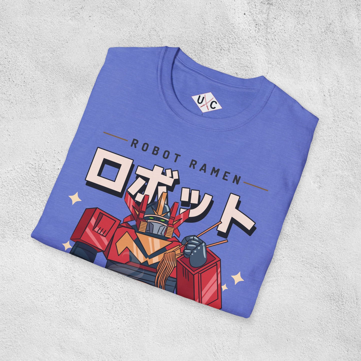Roboto Ramen: I Wish I Had a Mouth – Mecha Noodle Graphic T-Shirt