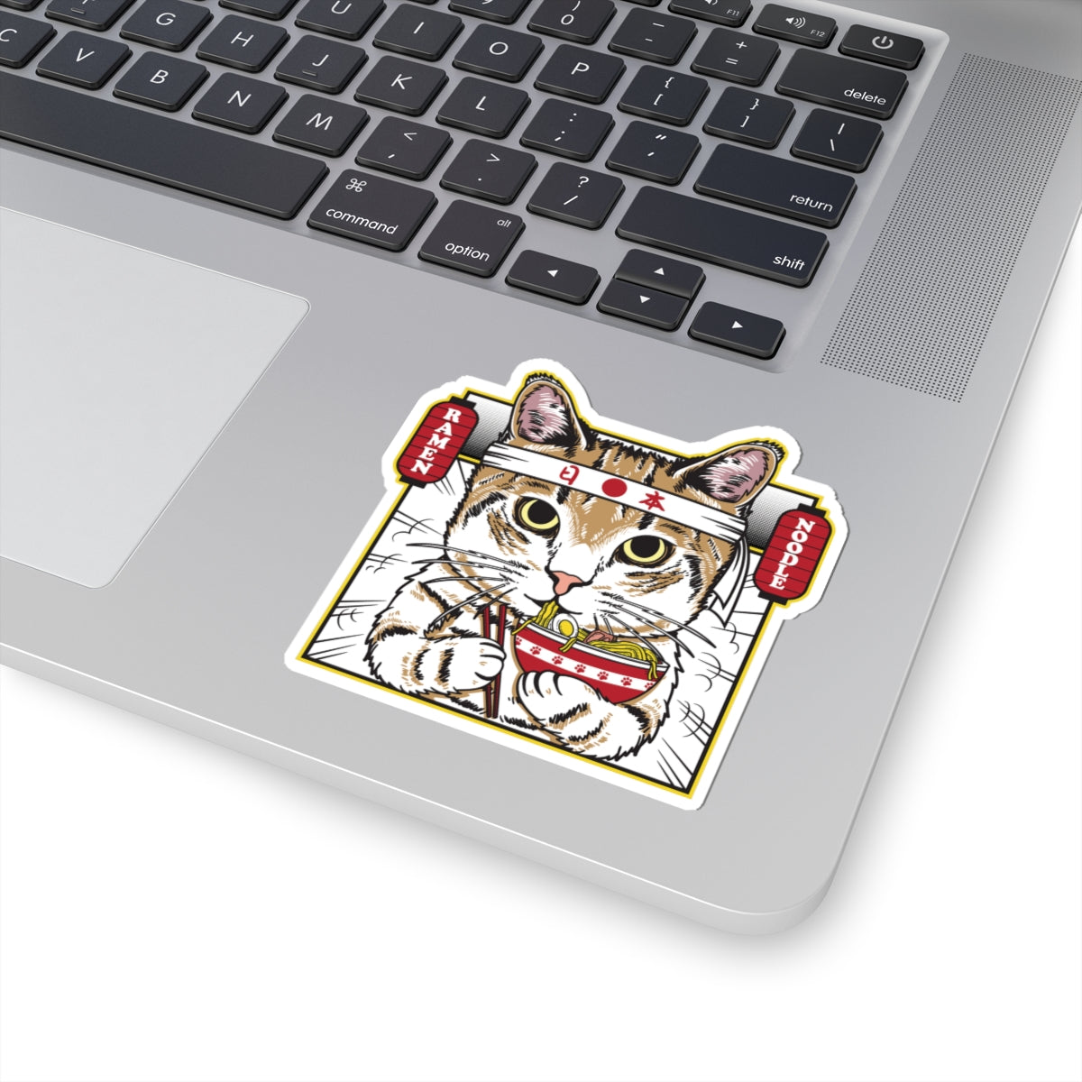 Samurai Ramen Cat Sticker