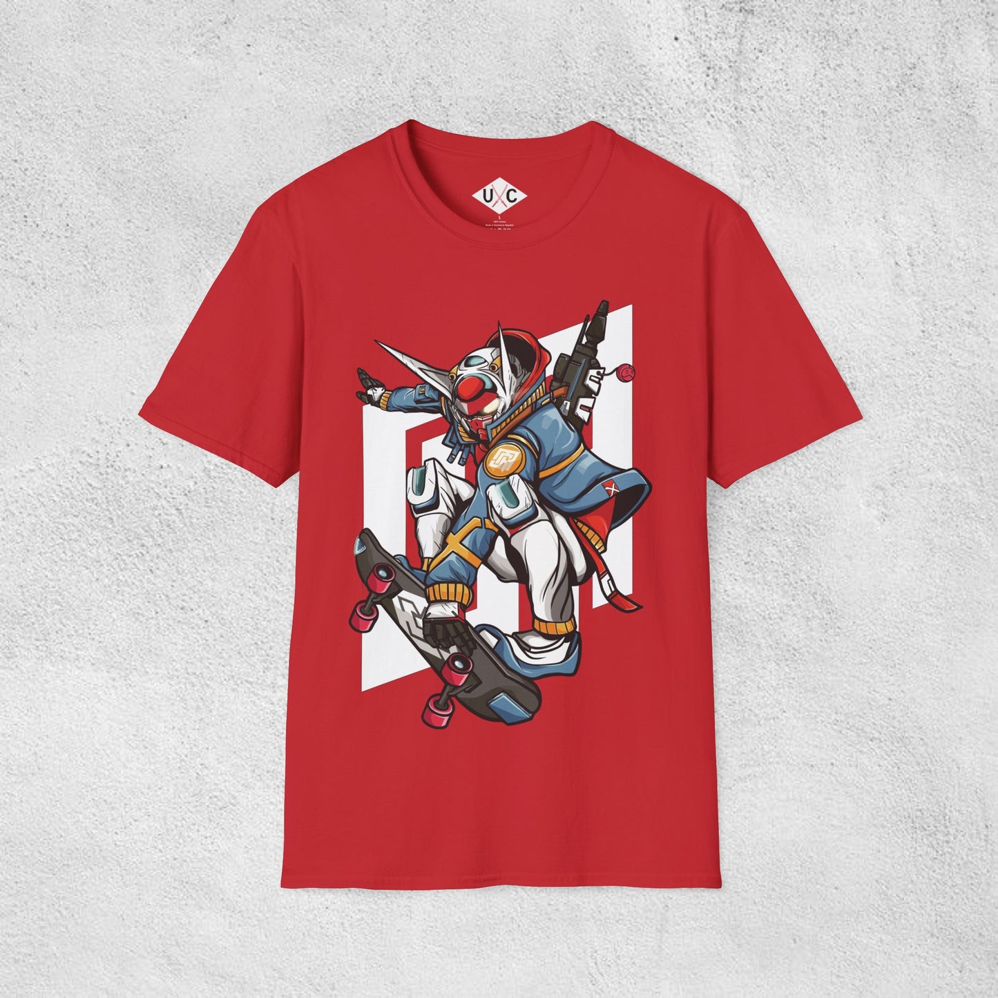 Skater Vanguard Mecha Graphic T-Shirt