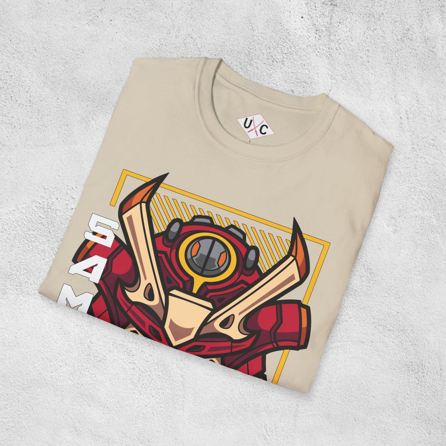 SamBot 001 Mecha Samurai Graphic T-Shirt