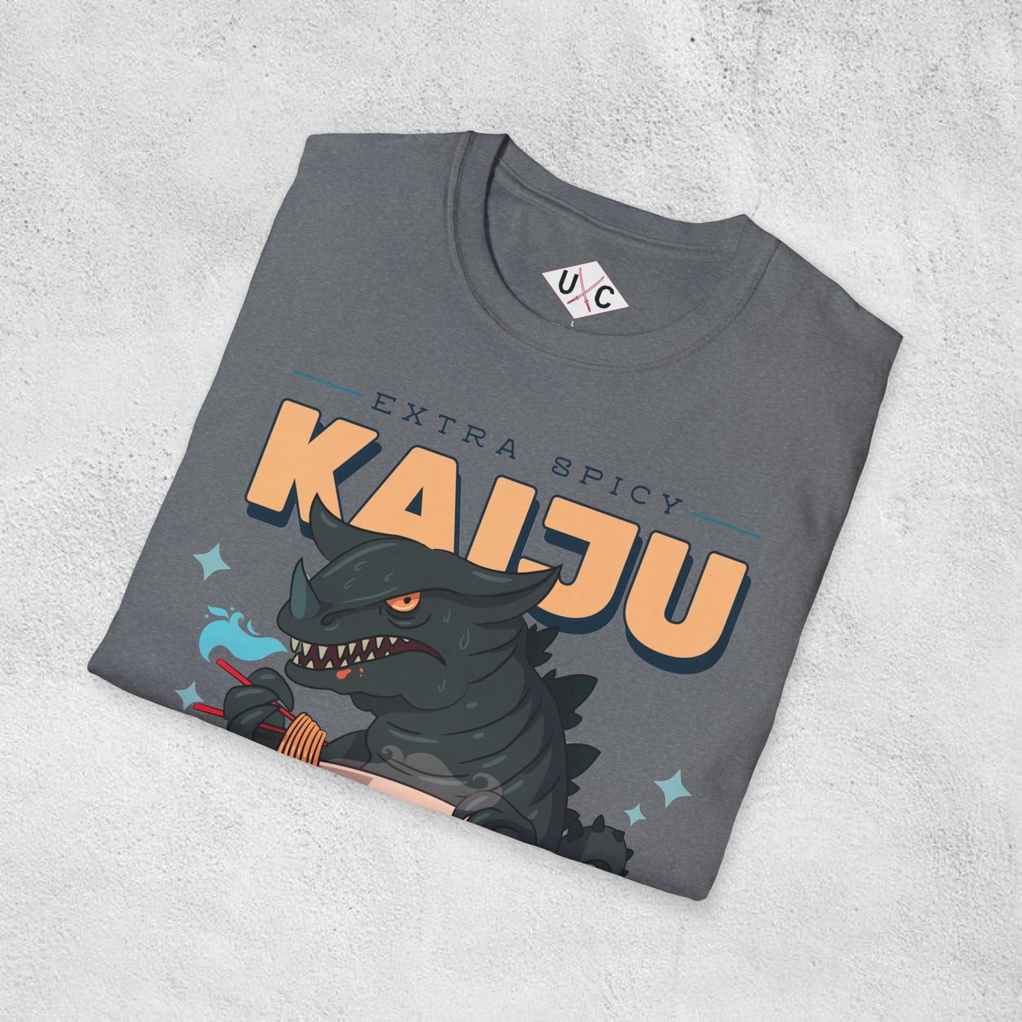 Kaiju Crave: Extra Spicy Ramen Graphic T-Shirt