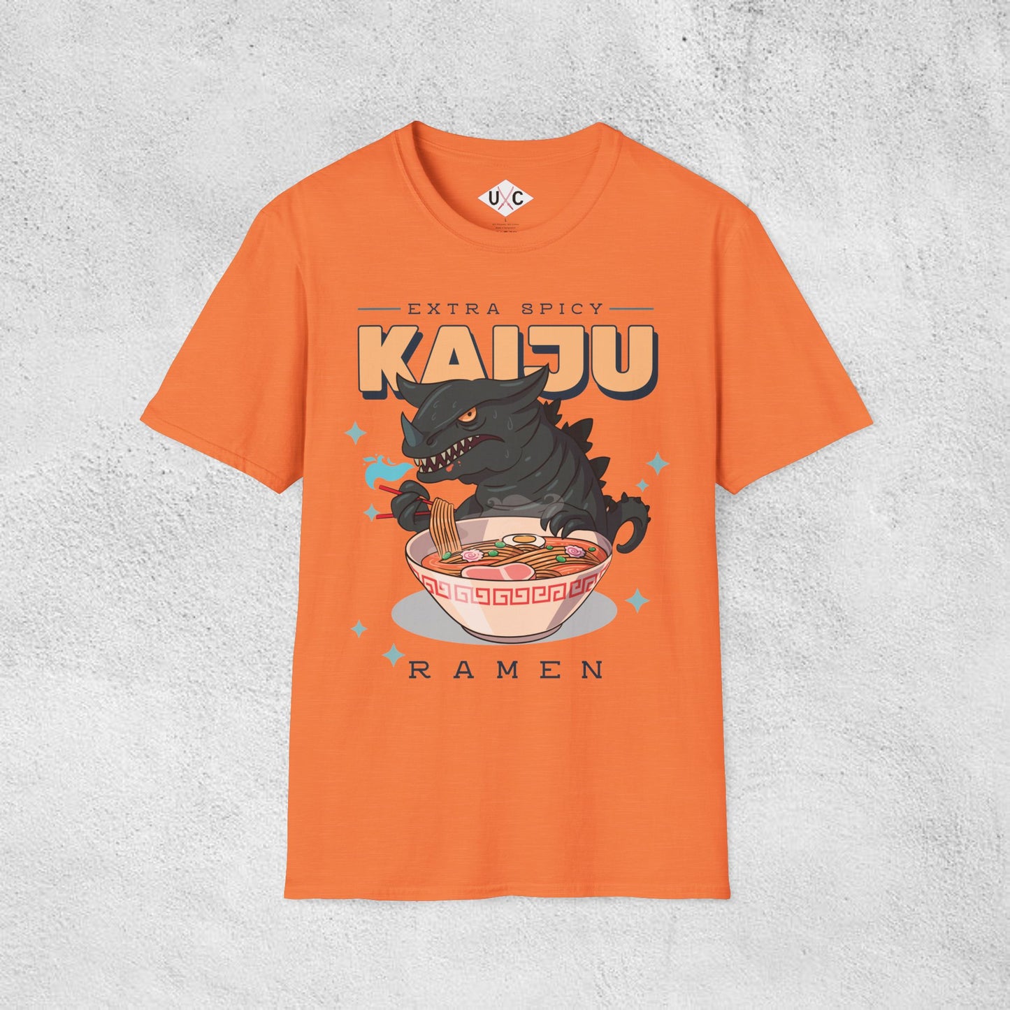 Kaiju Crave: Extra Spicy Ramen Graphic T-Shirt