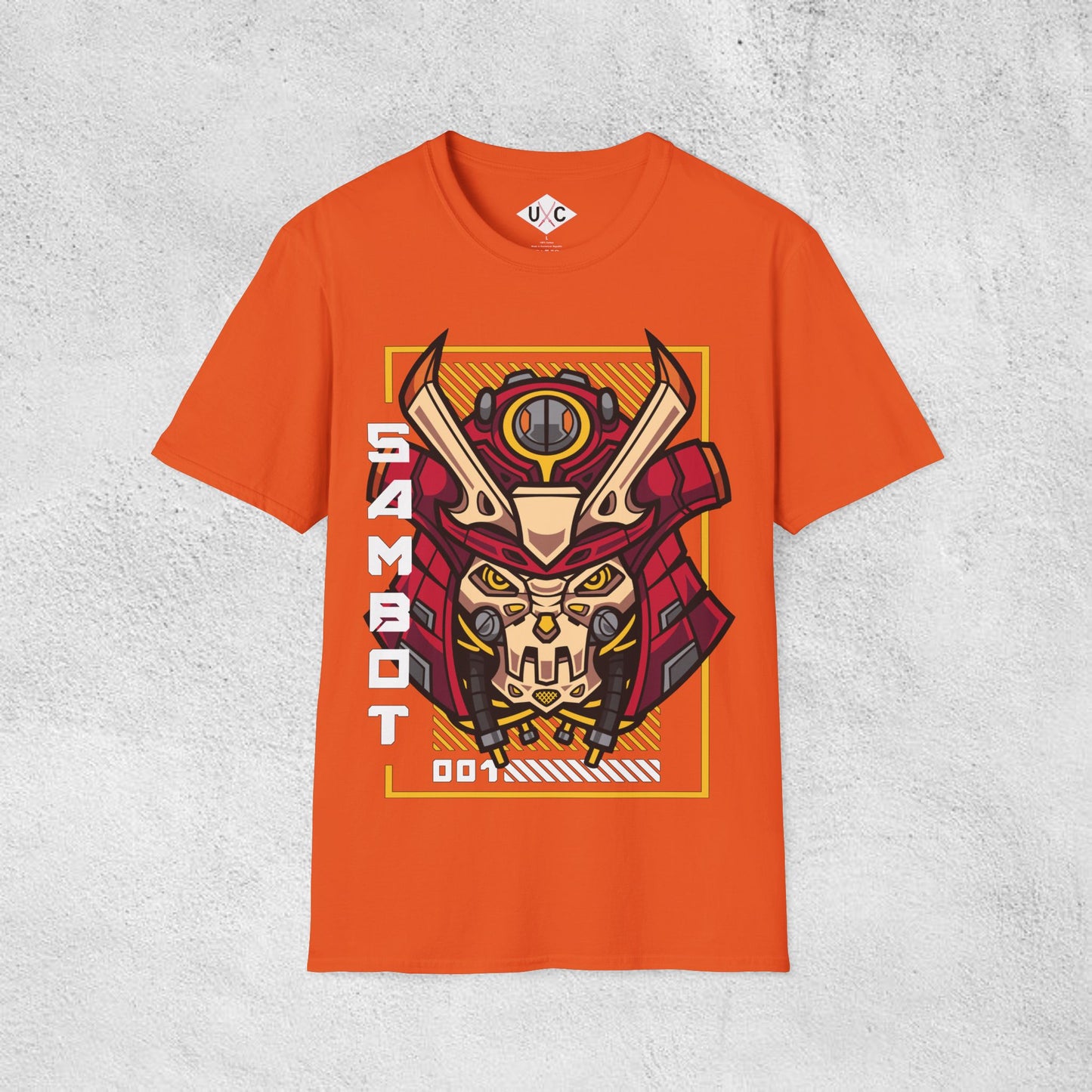 SamBot 001 Mecha Samurai Graphic T-Shirt