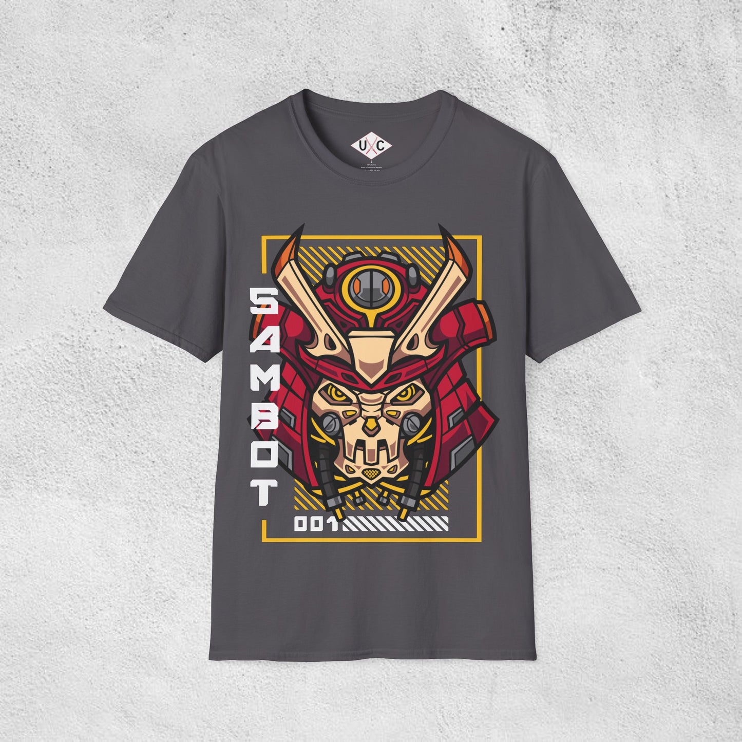 SamBot 001 Mecha Samurai Graphic T-Shirt