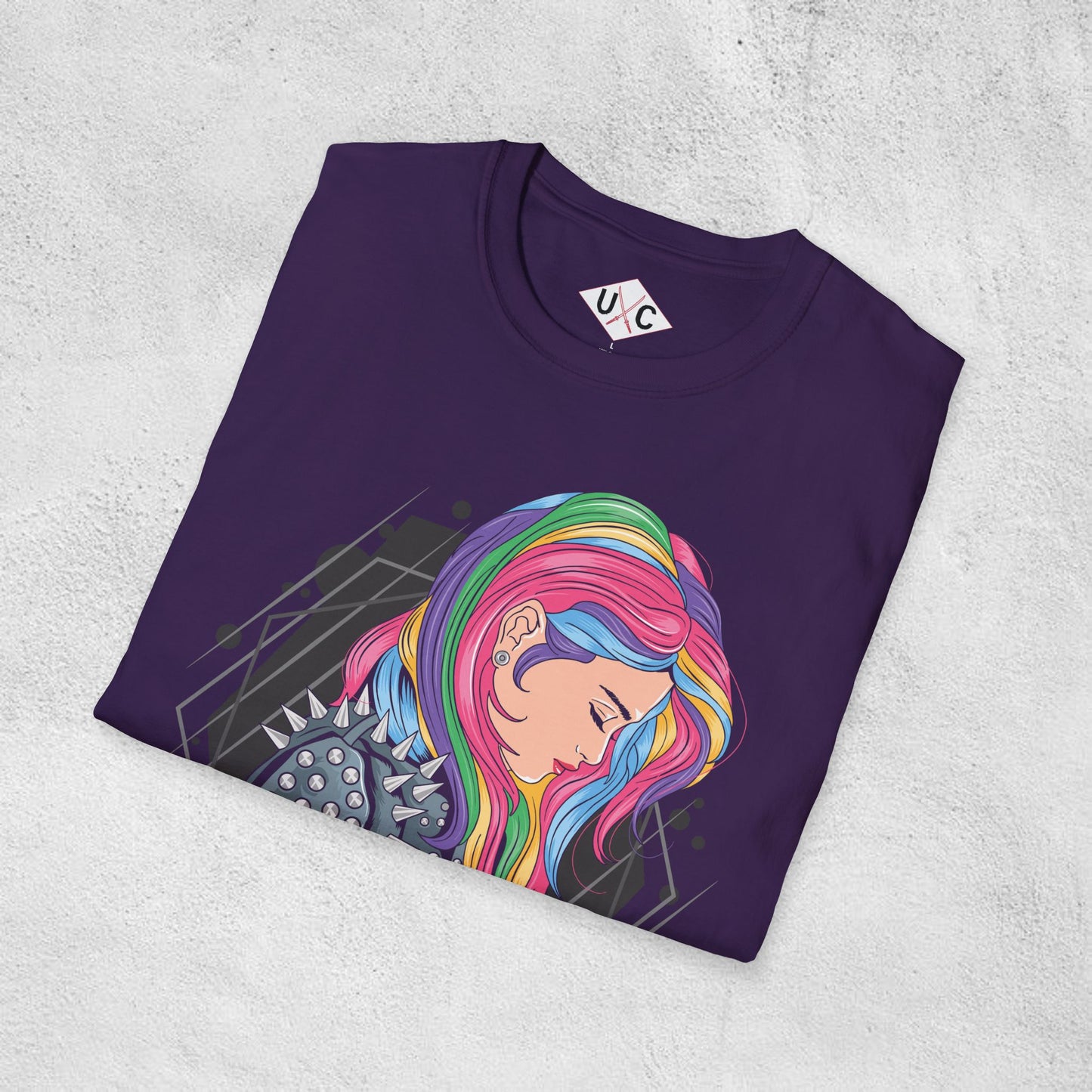 Punk Rock Girl Graphic T-Shirt