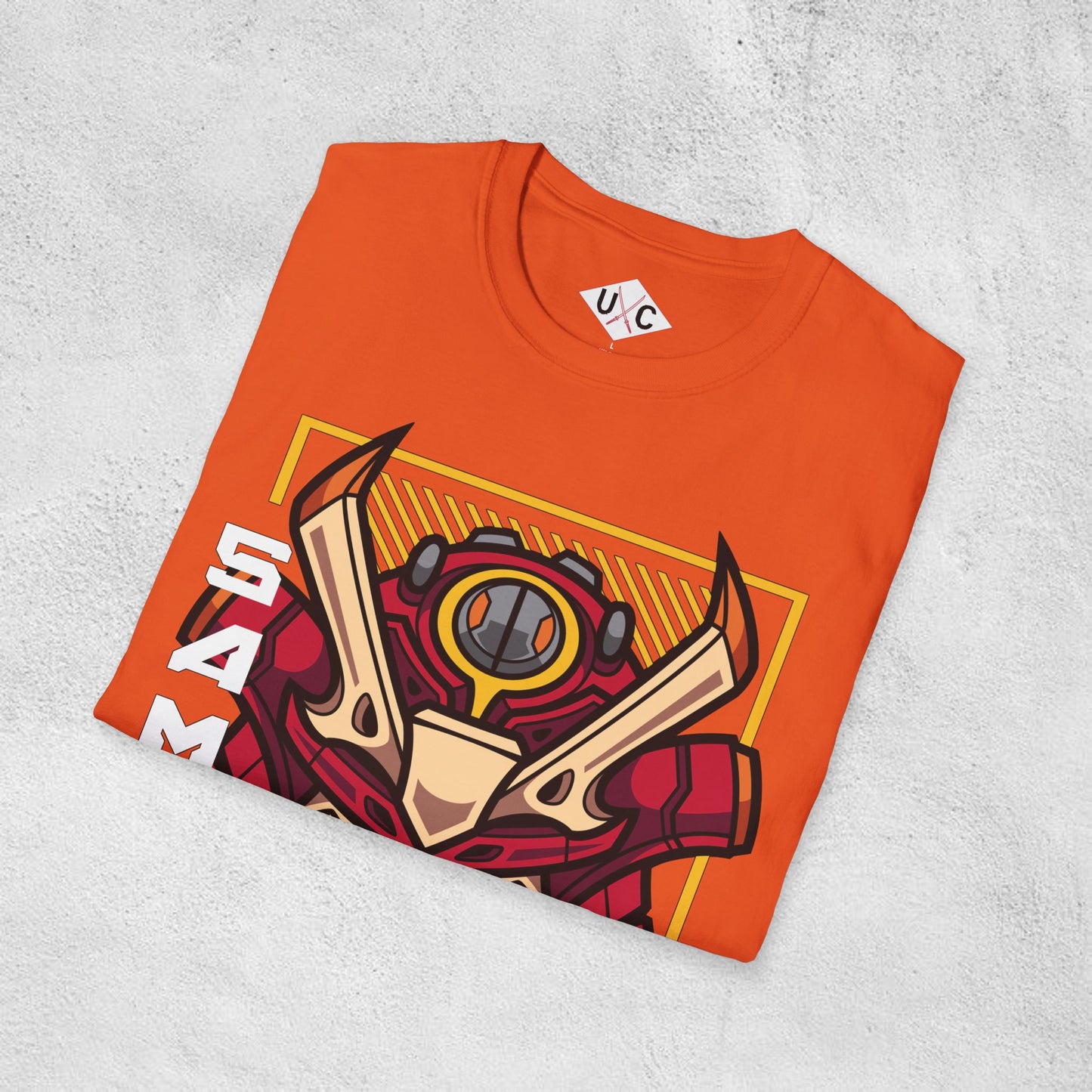 SamBot 001 Mecha Samurai Graphic T-Shirt