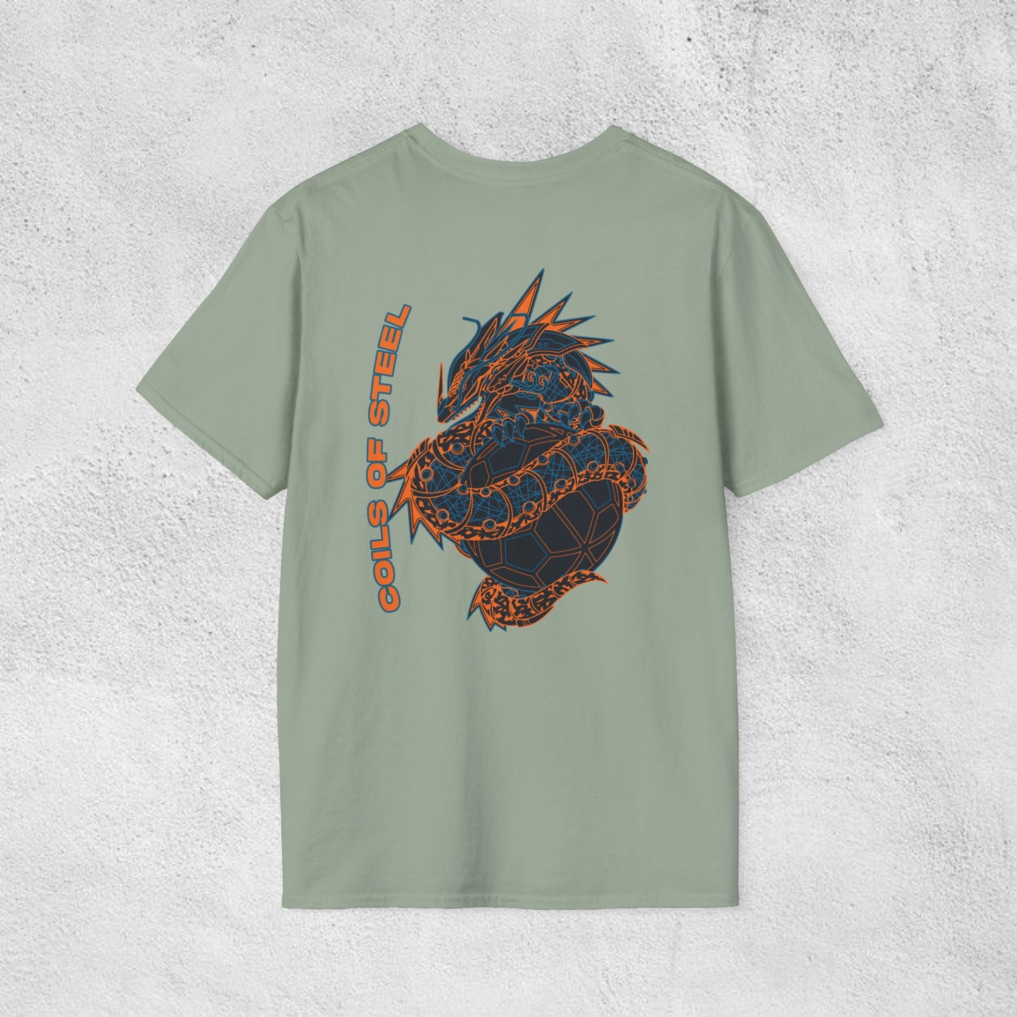 Mecha-Serpent Dragon Graphic T-Shirt