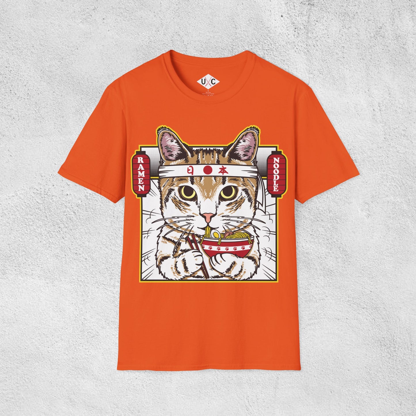 Samurai Ramen Cat T-Shirt