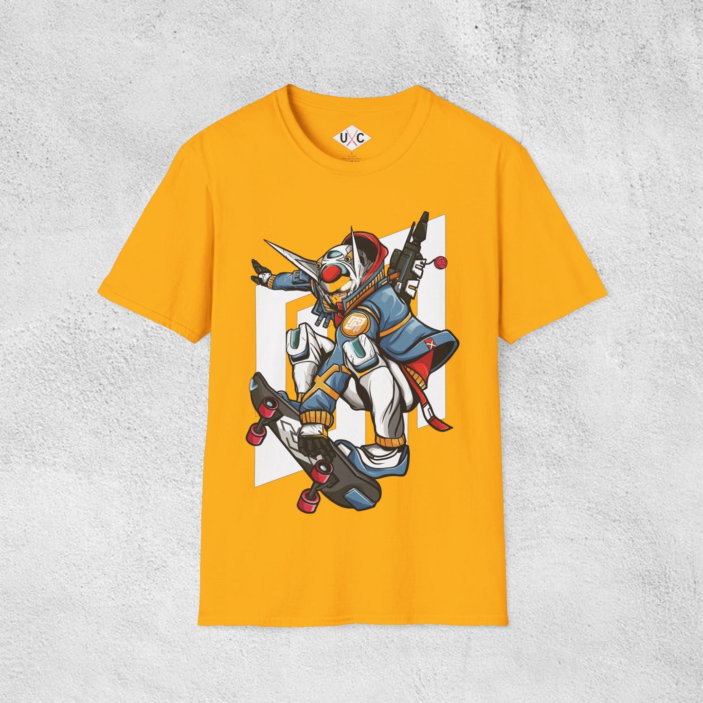 Skater Vanguard Mecha Graphic T-Shirt