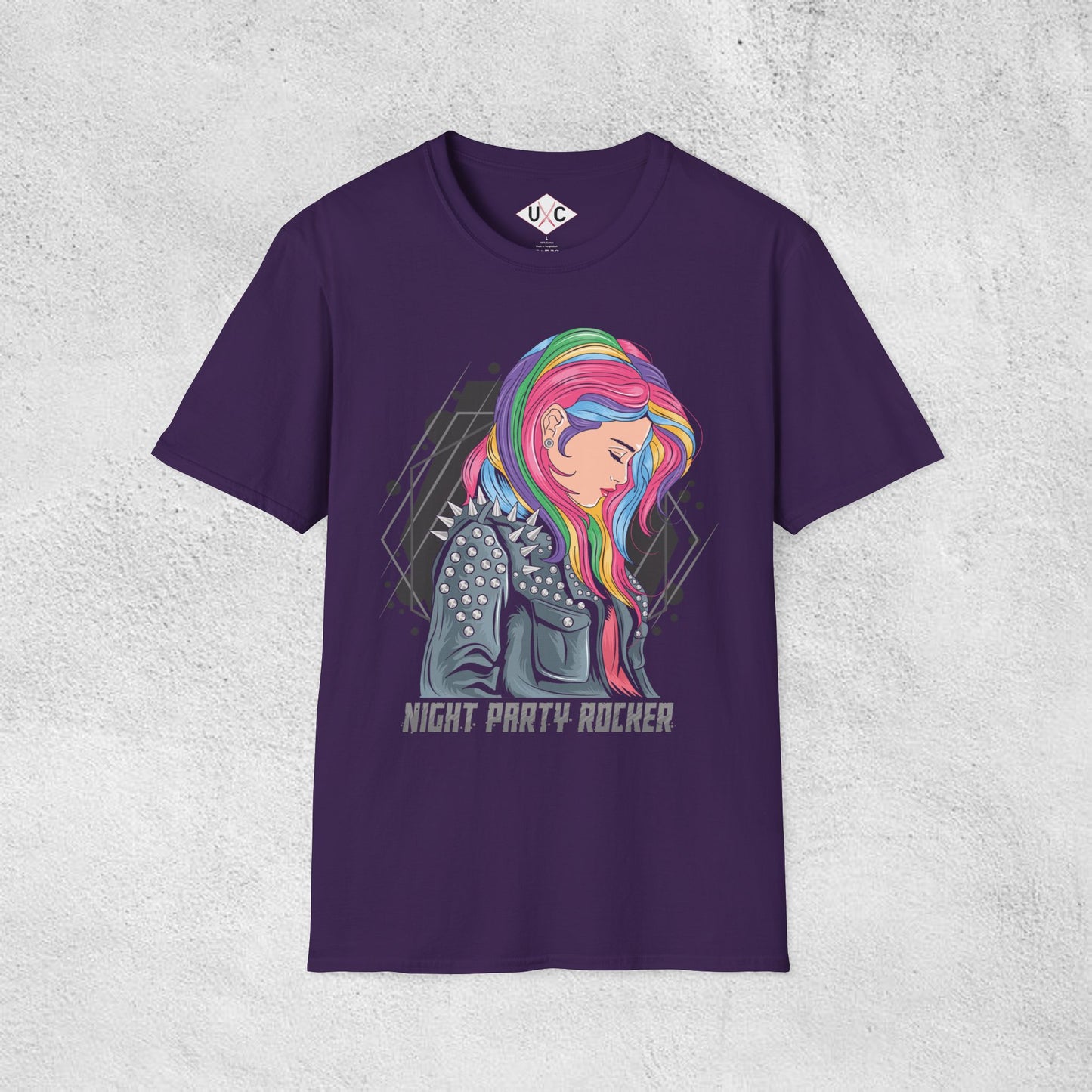 Punk Rock Girl Graphic T-Shirt
