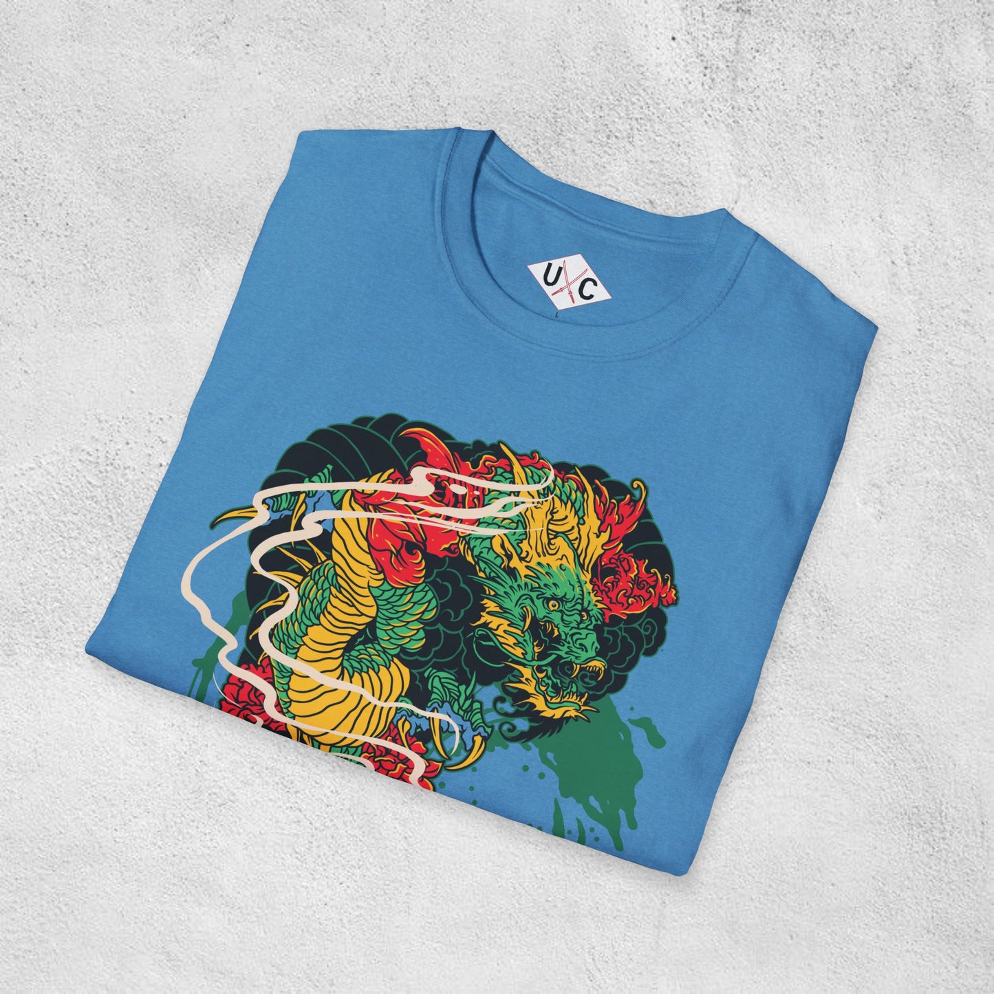 Mythic Dragon Surge Graphic T-Shirt
