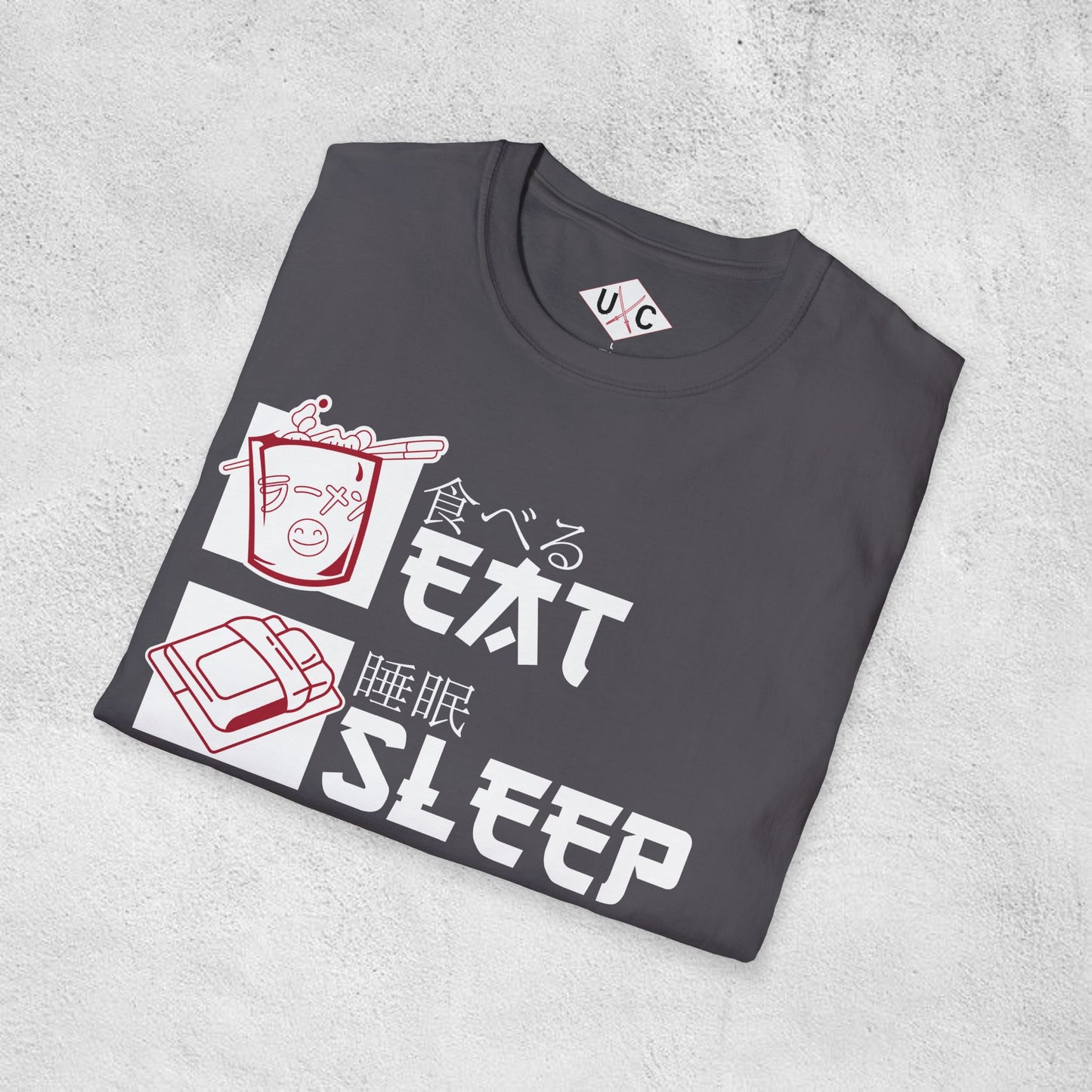 Eat Sleep Anime Repeat Graphic T-shirt