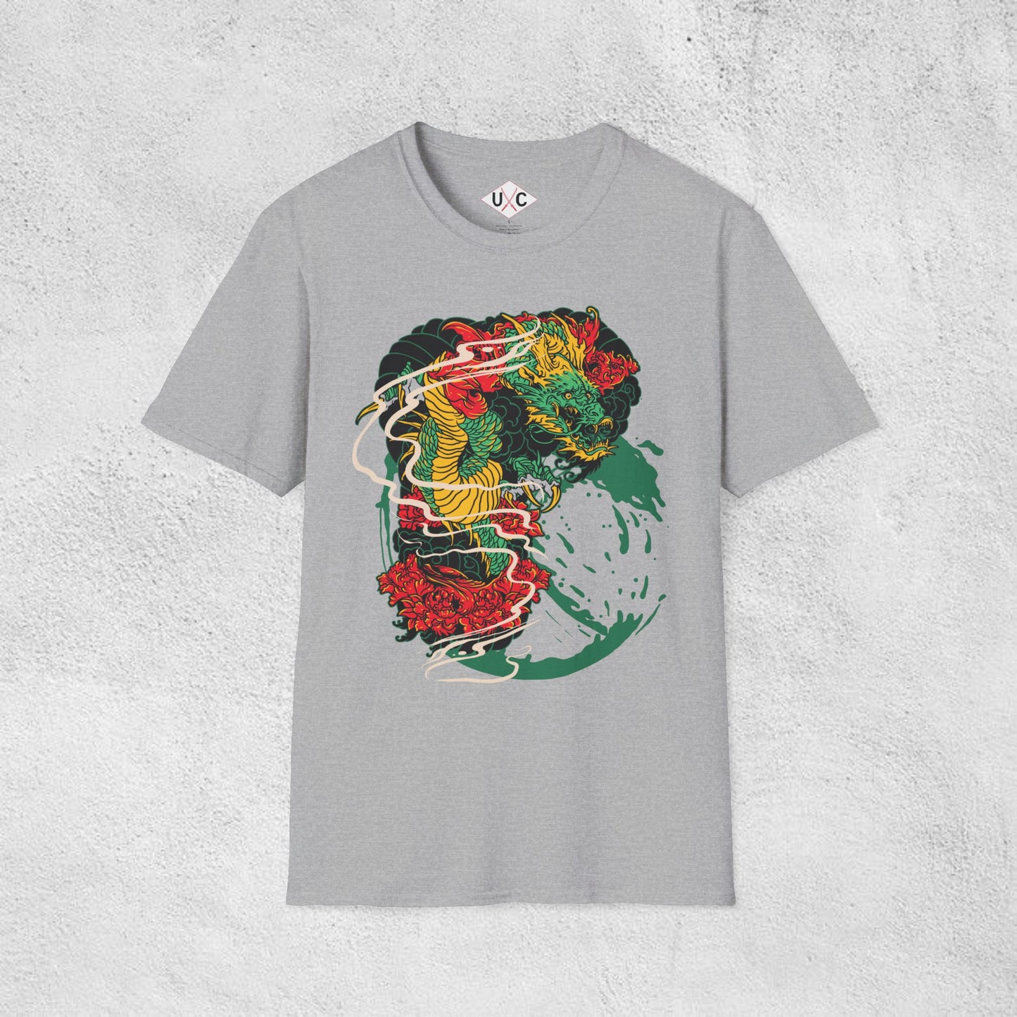 Mythic Dragon Surge Graphic T-Shirt