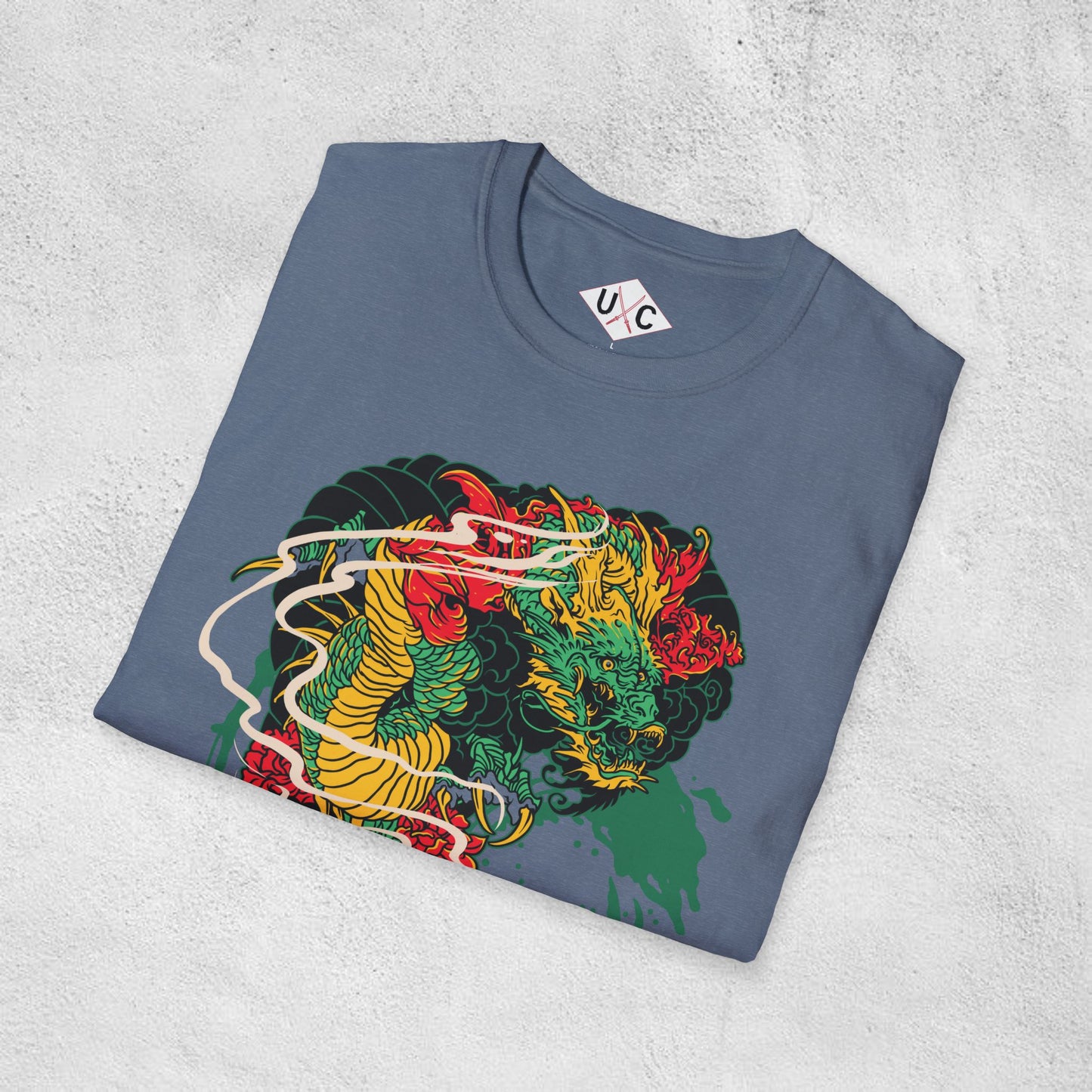 Mythic Dragon Surge Graphic T-Shirt