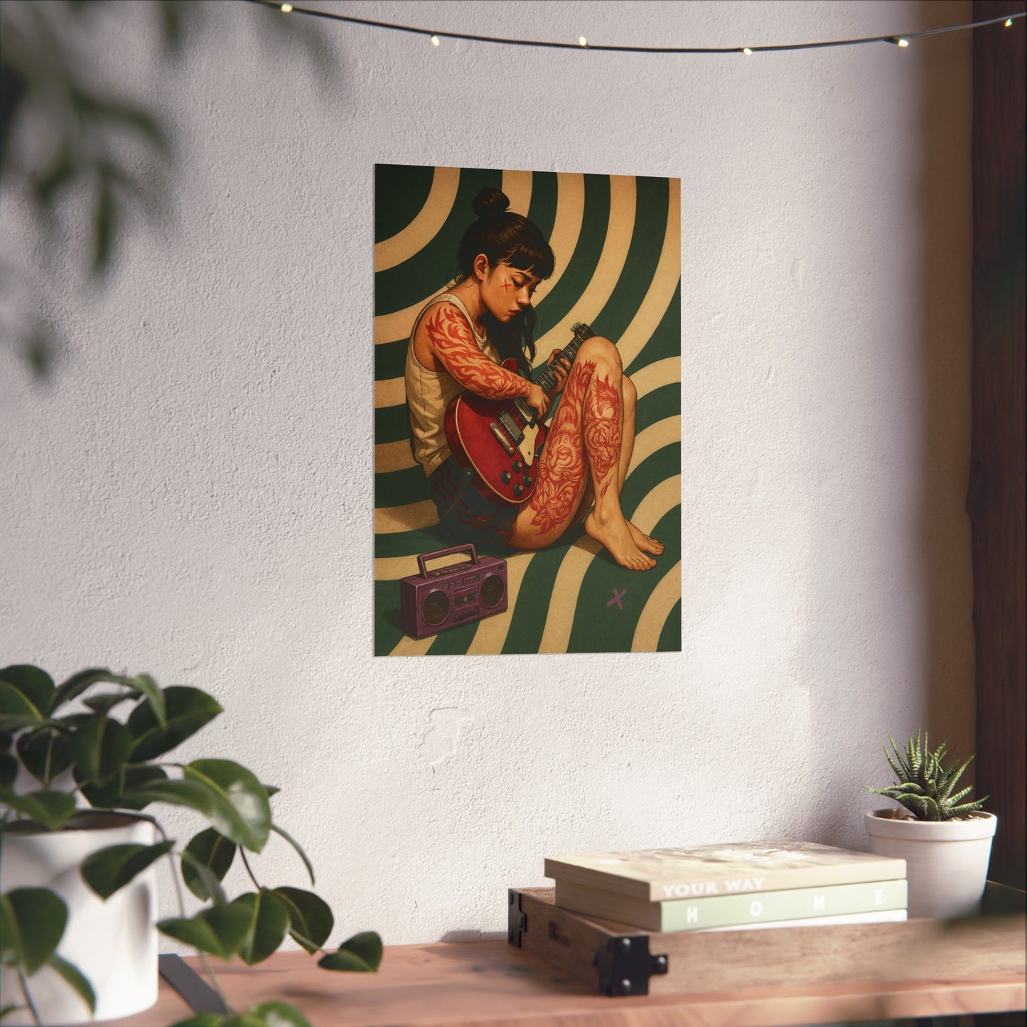 Electric Soul Music Poster - Street Art & Graffiti Culture