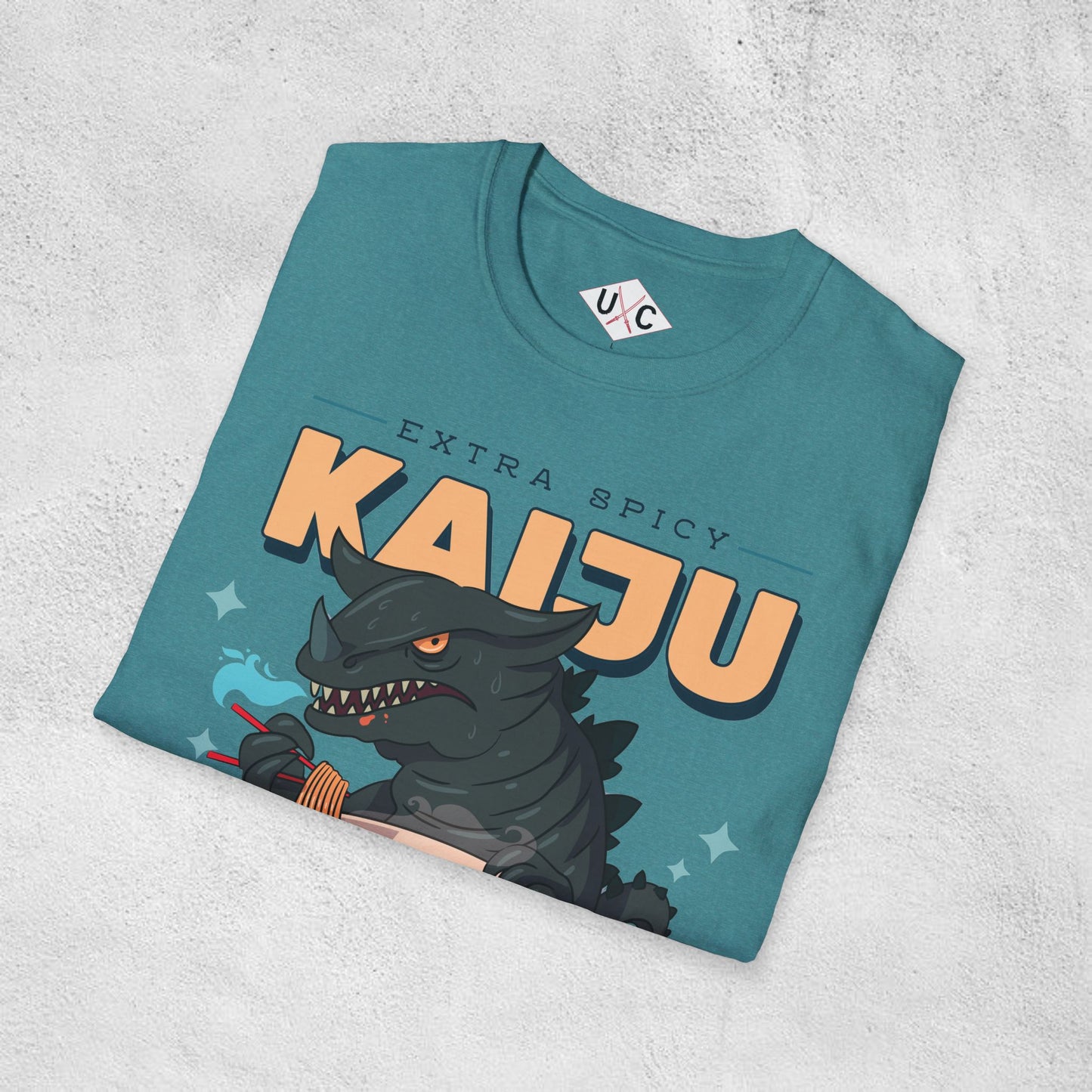 Kaiju Crave: Extra Spicy Ramen Graphic T-Shirt