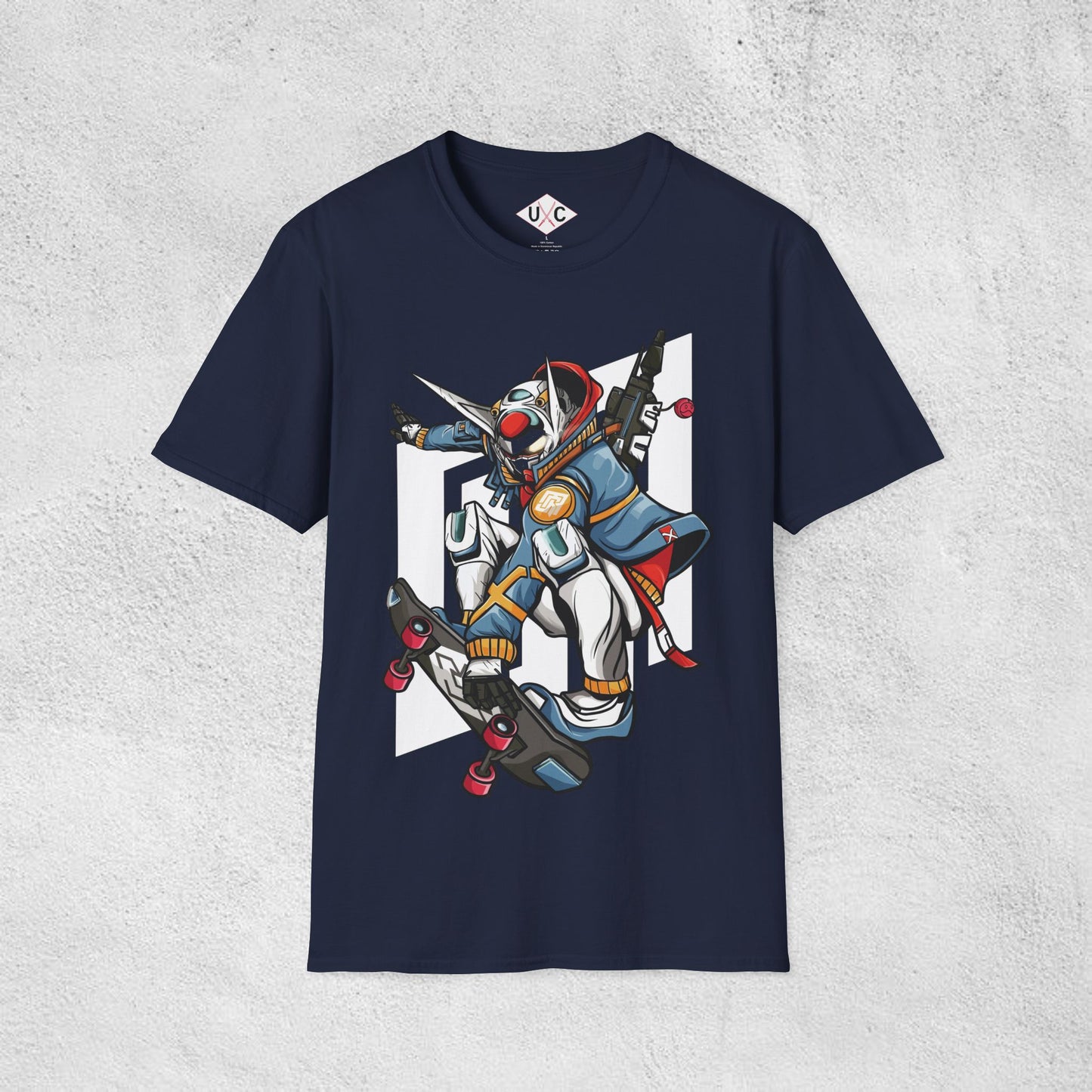 Skater Vanguard Mecha Graphic T-Shirt