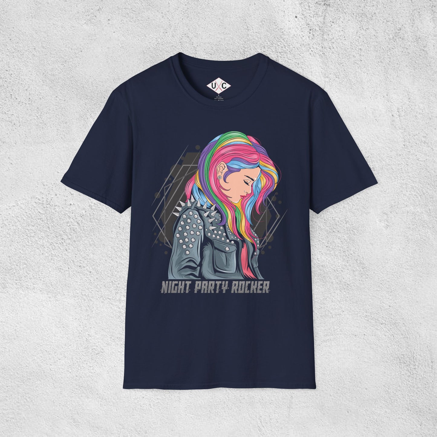 Punk Rock Girl Graphic T-Shirt