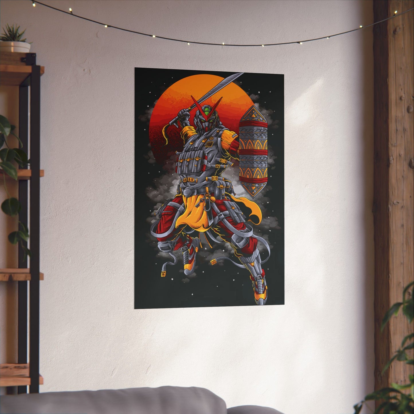 Modern Samurai: Futuristic Poster