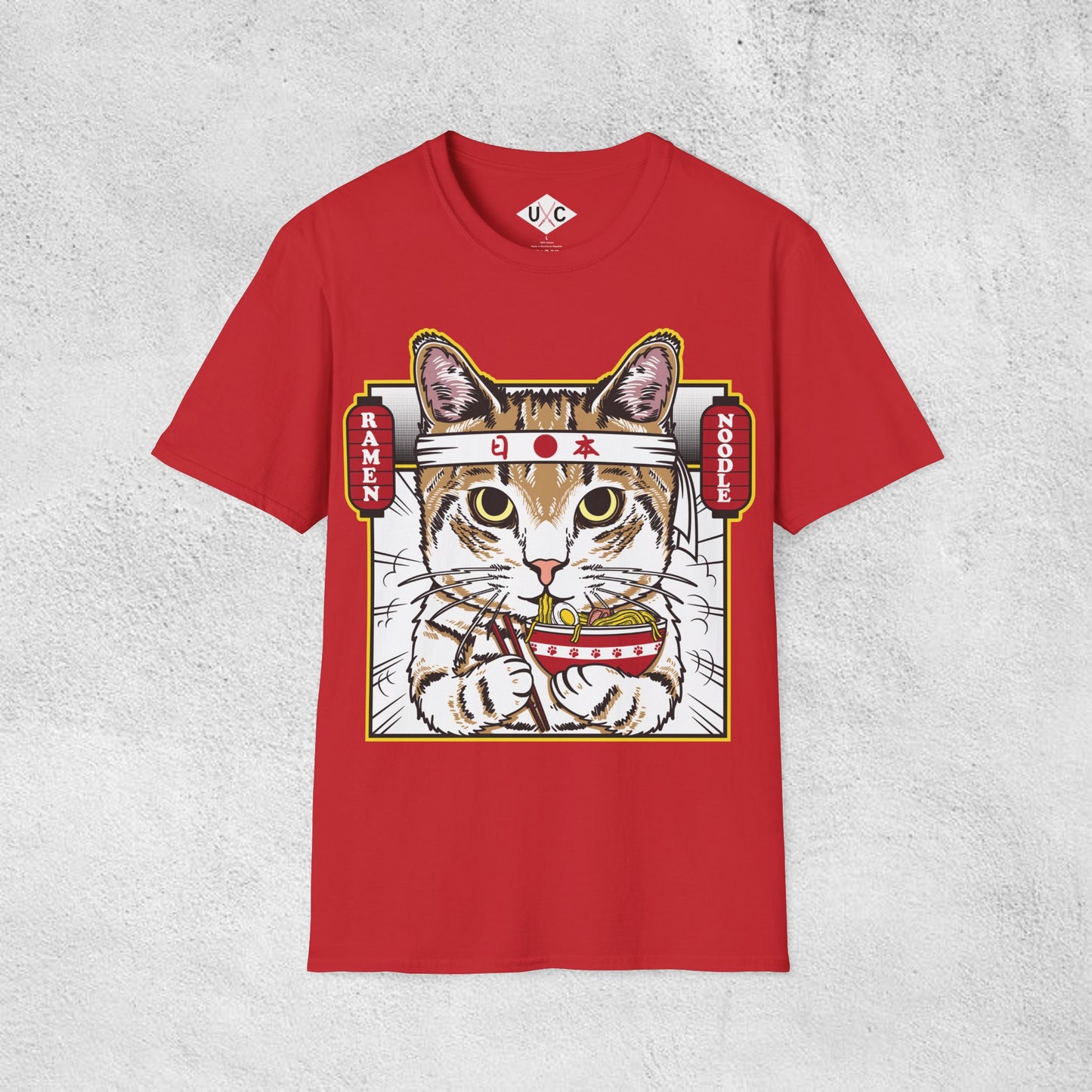 Samurai Ramen Cat T-Shirt