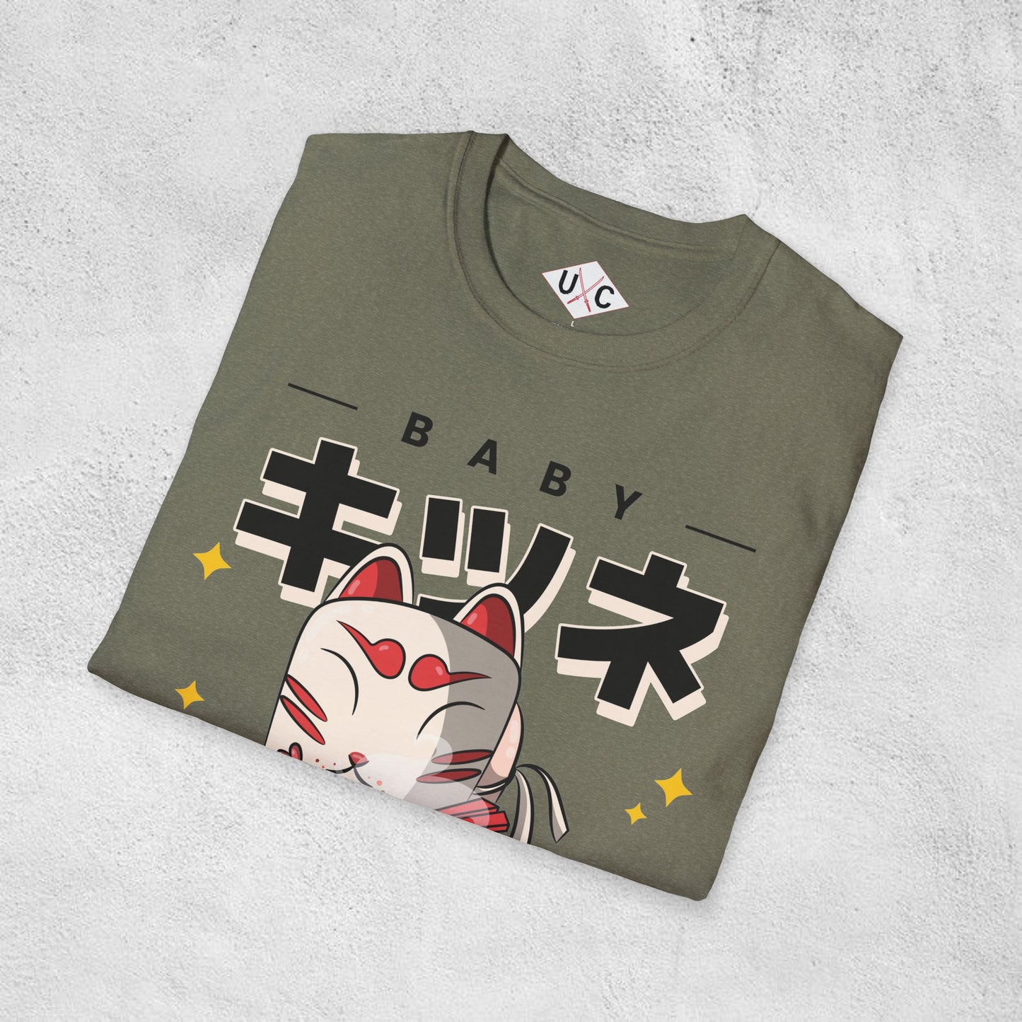 Baby Kitsune Ramen Tee – Cute Spirit Slurps Graphic T-Shirt