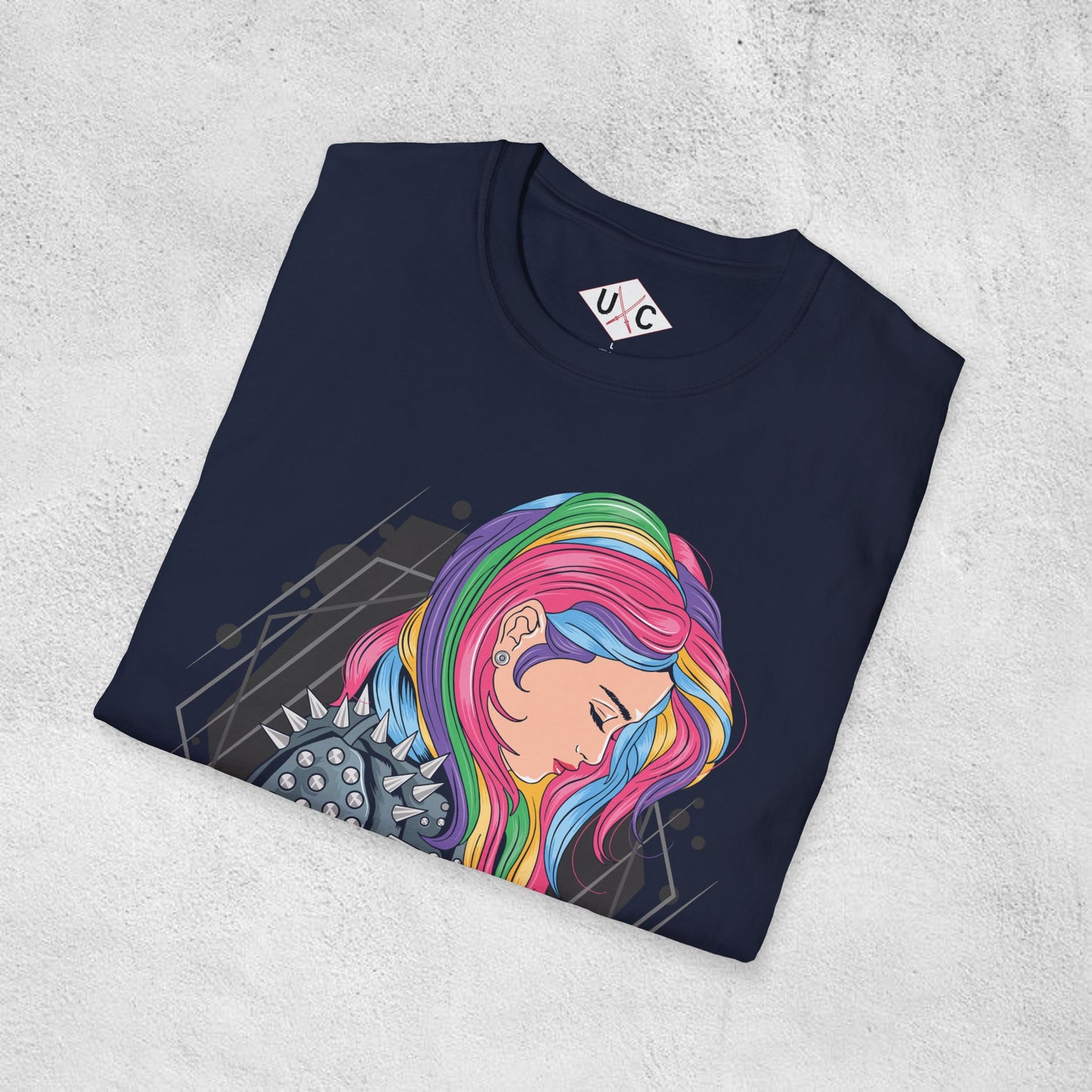 Punk Rock Girl Graphic T-Shirt