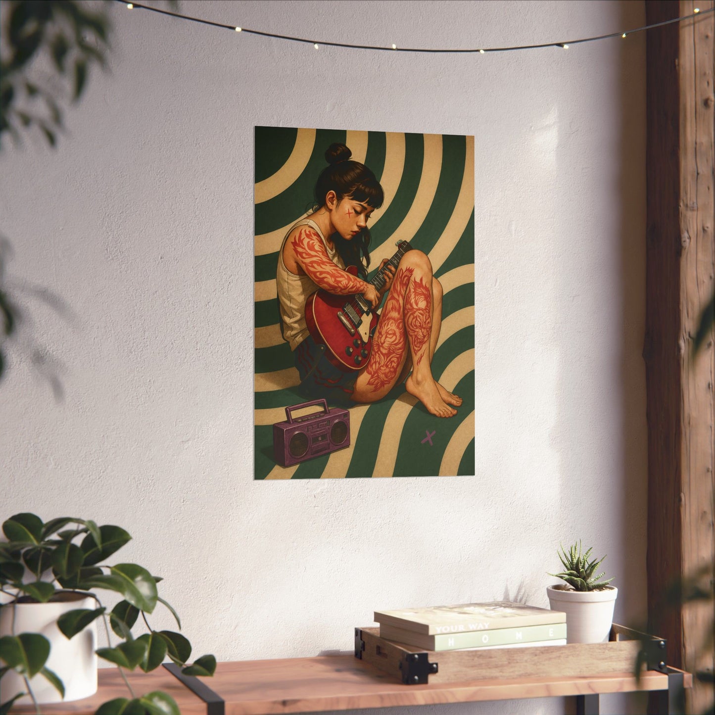 Electric Soul Music Poster - Street Art & Graffiti Culture
