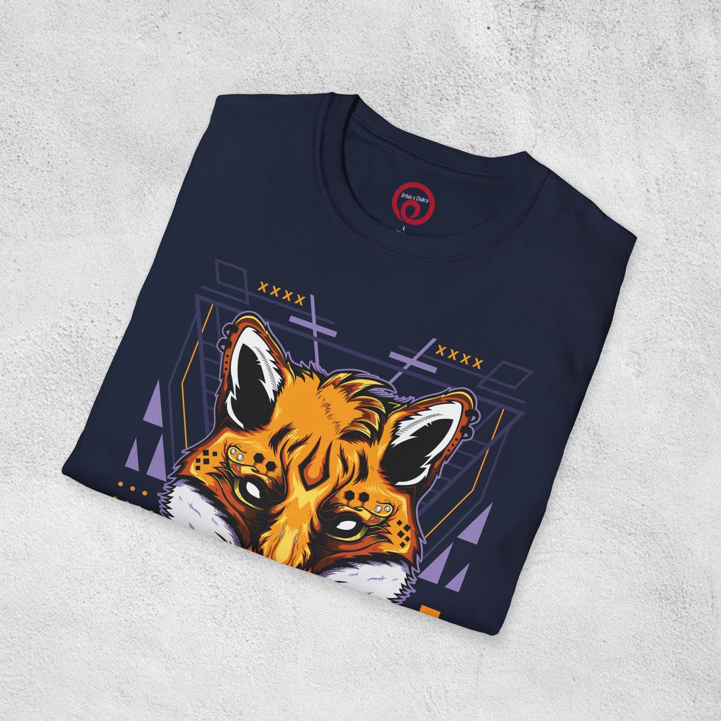 Techno-Fox Graphic T-Shirt