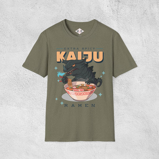 Kaiju Crave: Extra Spicy Ramen Graphic T-Shirt
