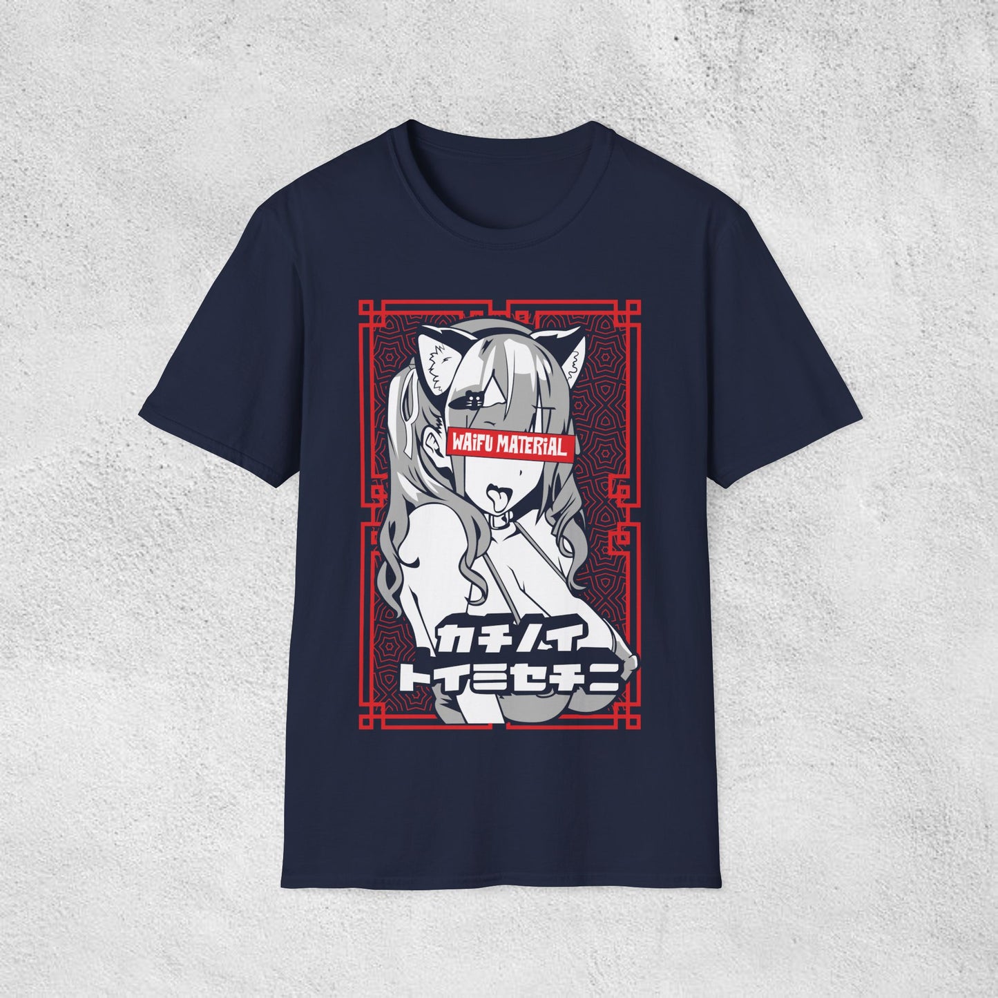 Waifu Anime Theme T-Shirt - Cute Kawaii Anime Girl Tee, Japanese Otaku Apparel, Sexy Manga Fan Shirt, Unisex Anime Clothing