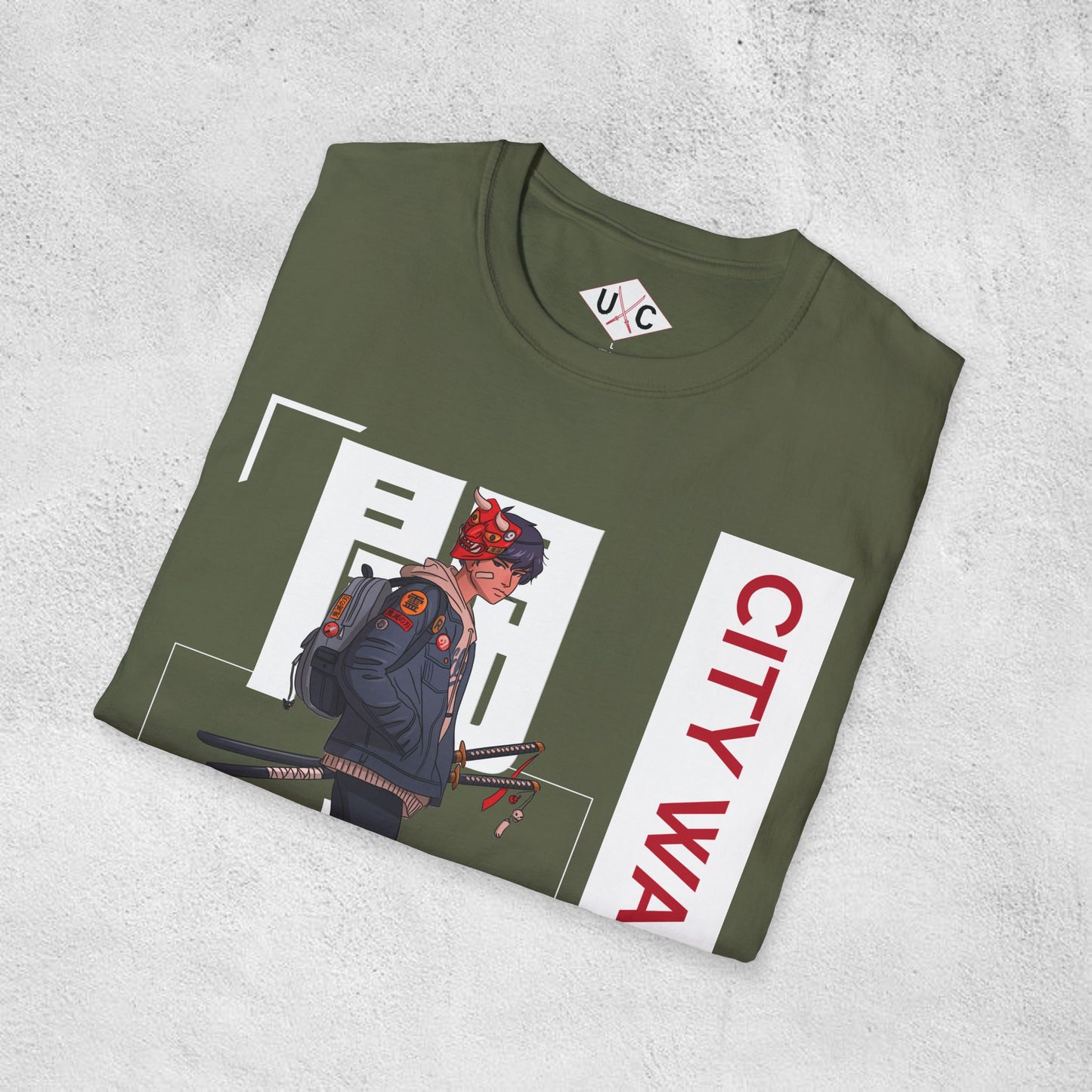 City Warrior: Oni Guardian Otaku Streetwear T-Shirt